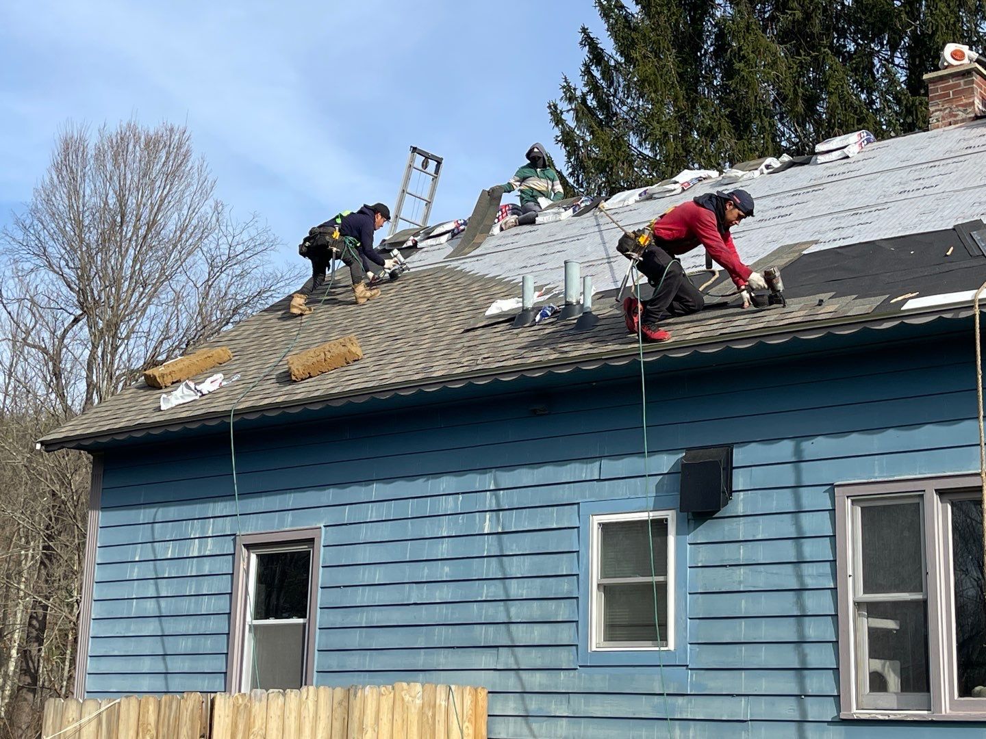 Residential Roofing Installation using GAF Timberline HDZ by Sensible Home Solutions