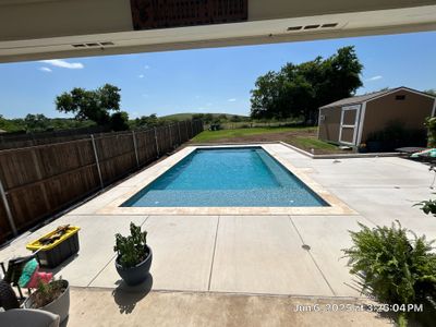 Classic Geometric Pool with Expansive Decking
