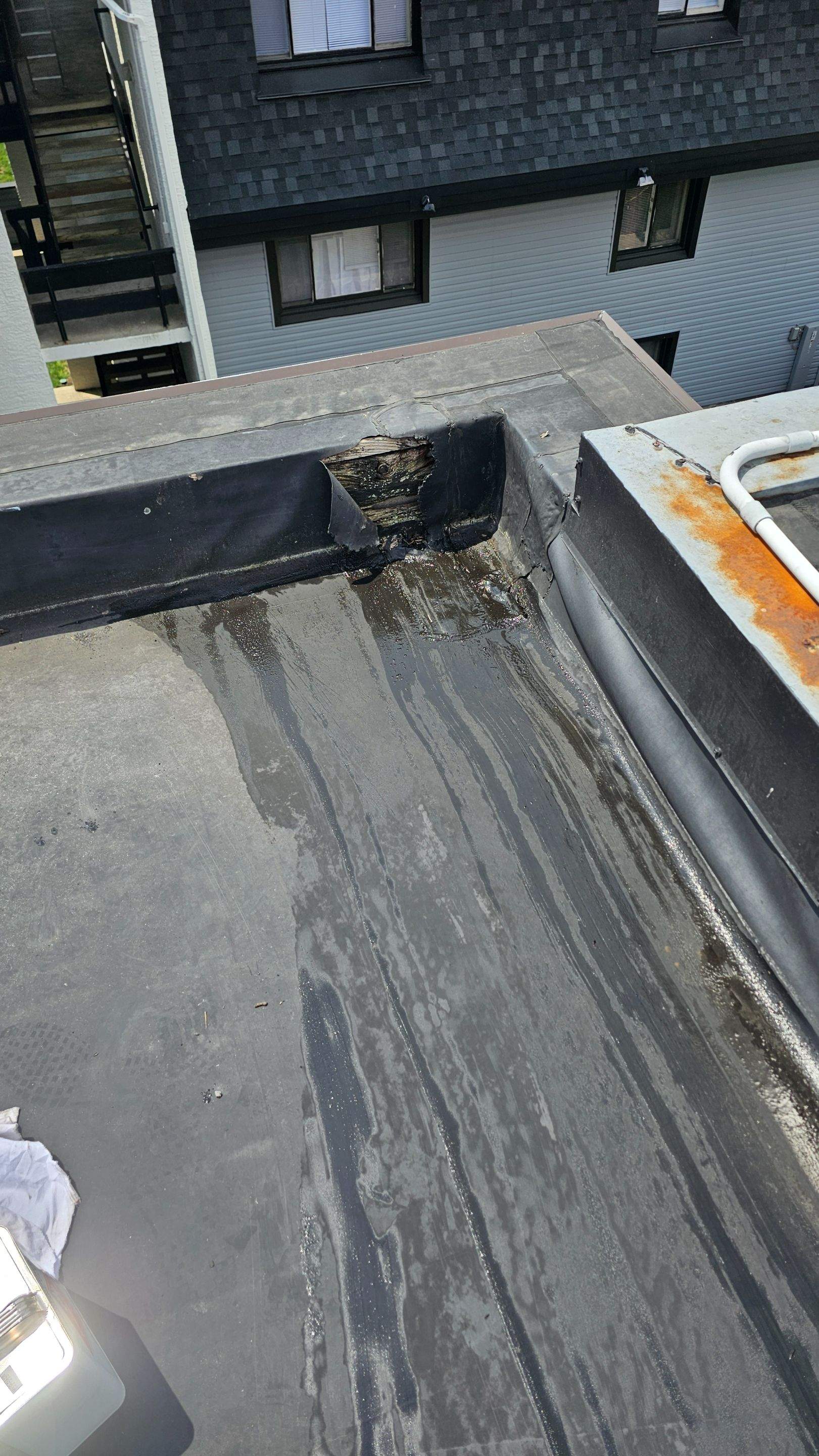 Columbus Rubber Roof Repair by KFX Roofing