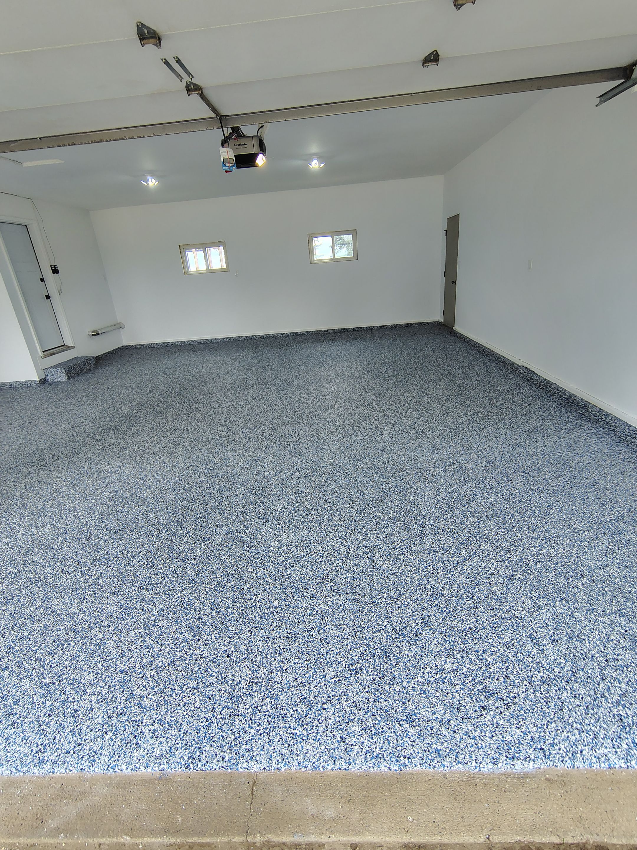 Hartford Garage Concrete Coating With Orbit Flake Finish by Select Painting, Coatings & Garage Cabinets