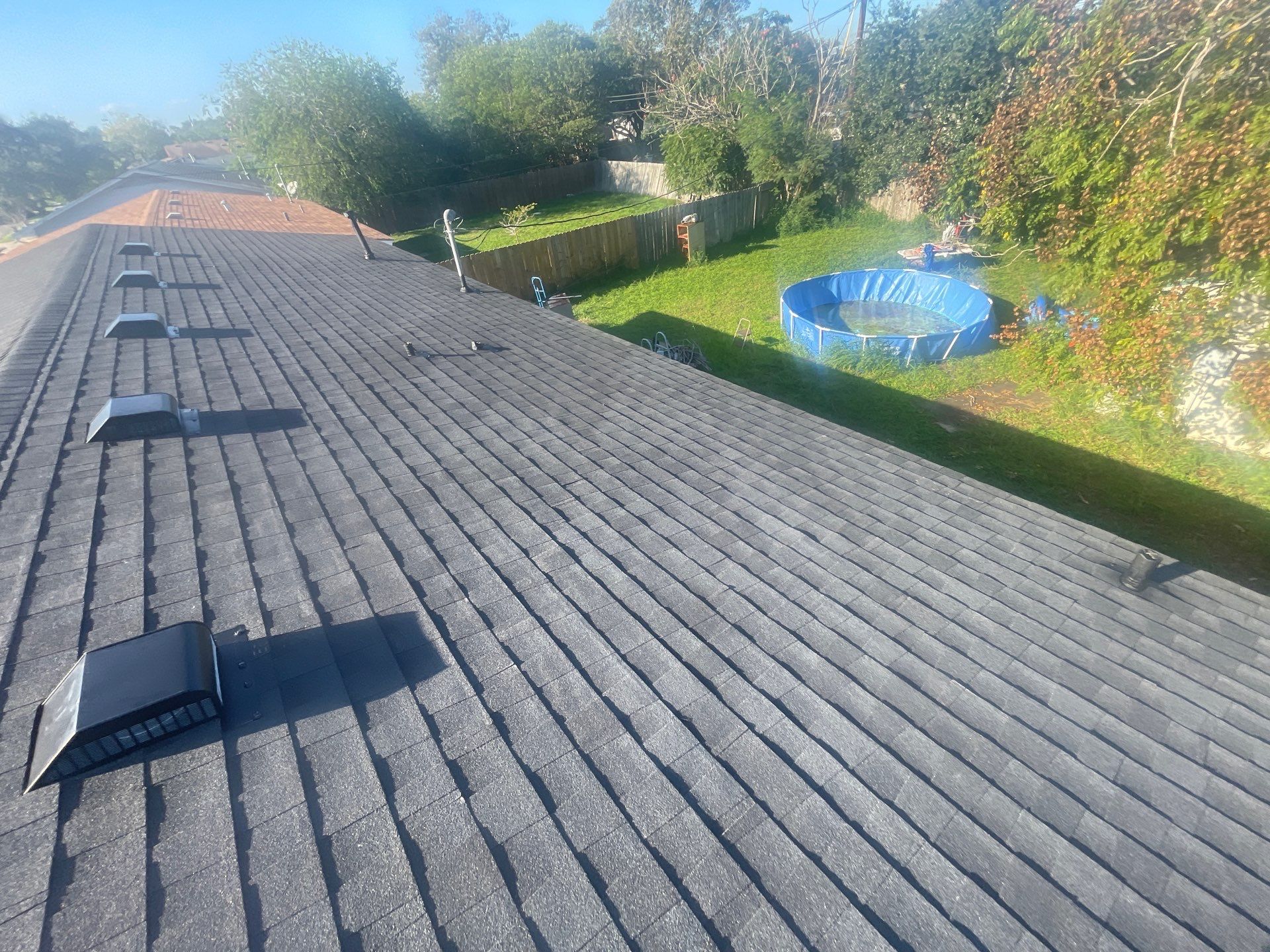 Residential Roofing Installation using GAF HDZ Charcoal by Lighthouse Roofing