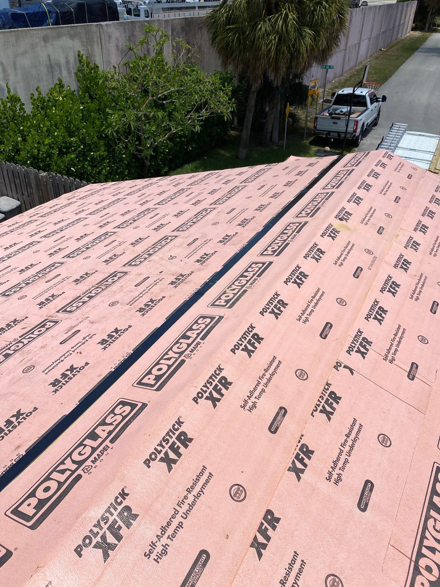 Residential Roofing Installation using 1" Nail strip metal roof by BLUES BROTHERS ROOFING