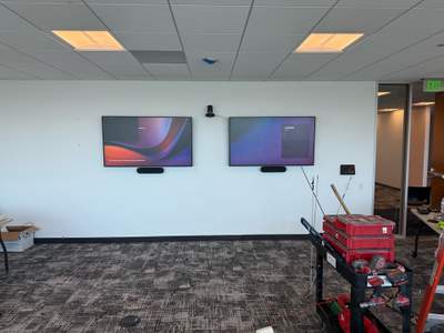 Conference Room AV & Network Infrastructure Installation – Medical Device Company in Aliso Viejo, CA