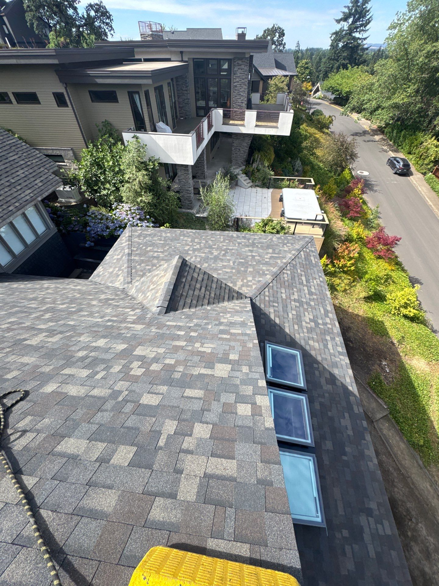 Complete Architectural Shingle Reroof and OSB Decking Repair in Eugene by BEST Roofing & Waterproofing