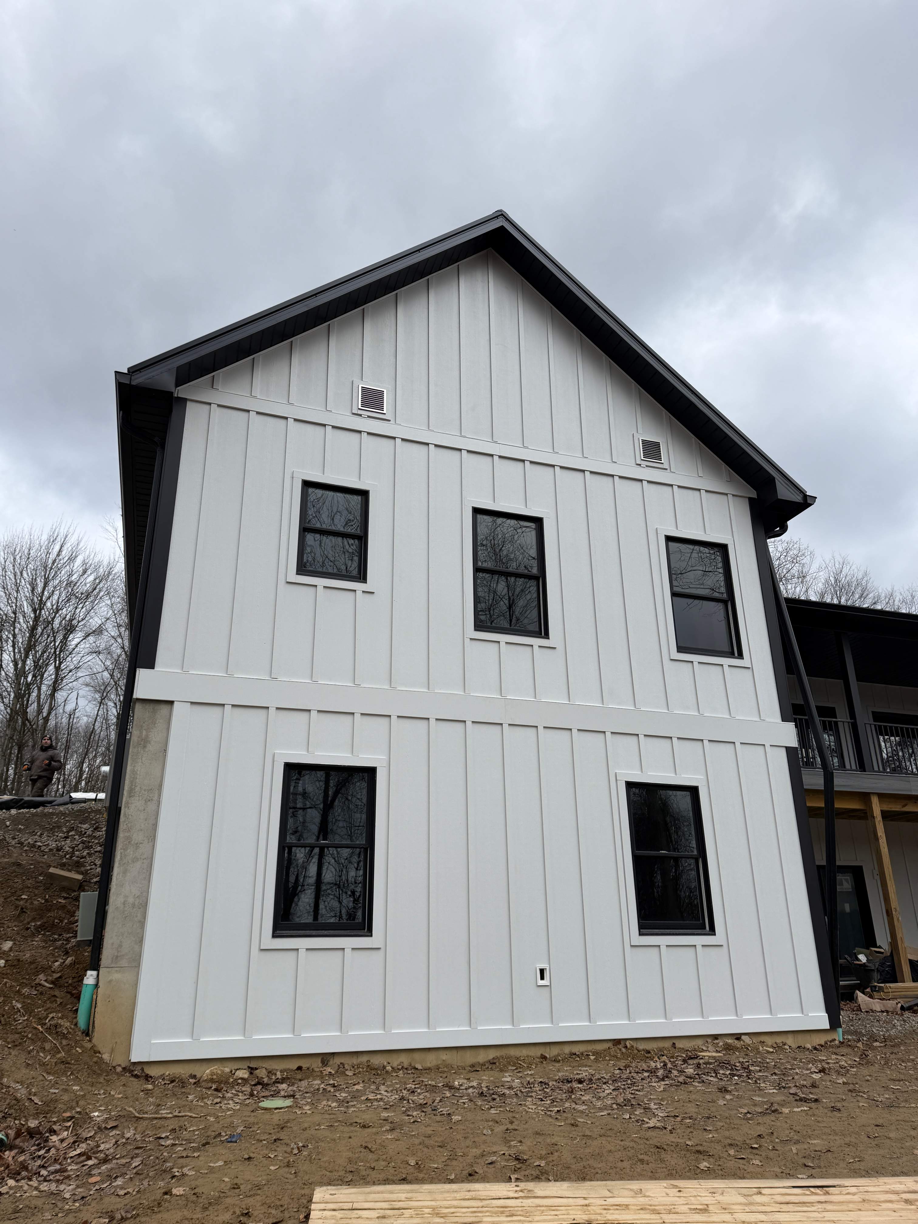 James Hardie Board and Batten Home in Casey Drive by Ideal Siding Pittsburgh
