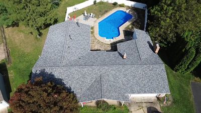 Atlas Pinnacle, Color, Coastal Granite, Drip Edge, Color, Black
