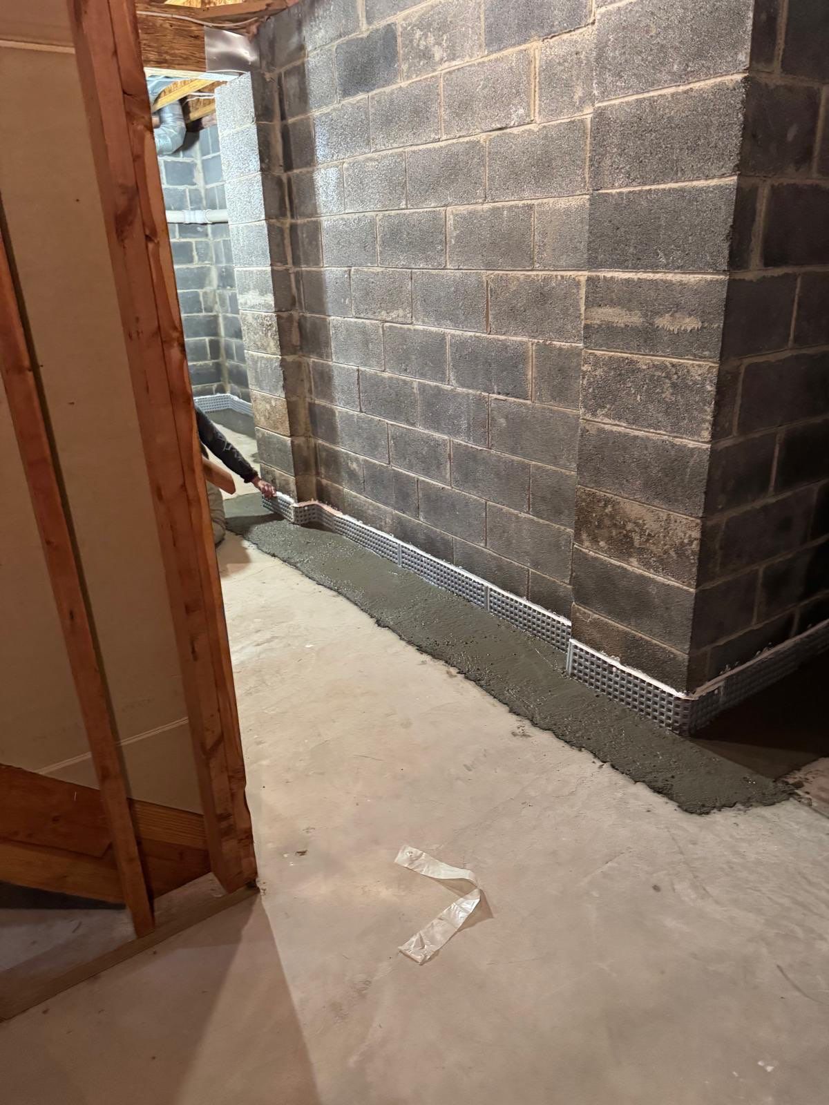 Interior French Drain West Orange, New Jersey by Pure Service Pro, LLC 