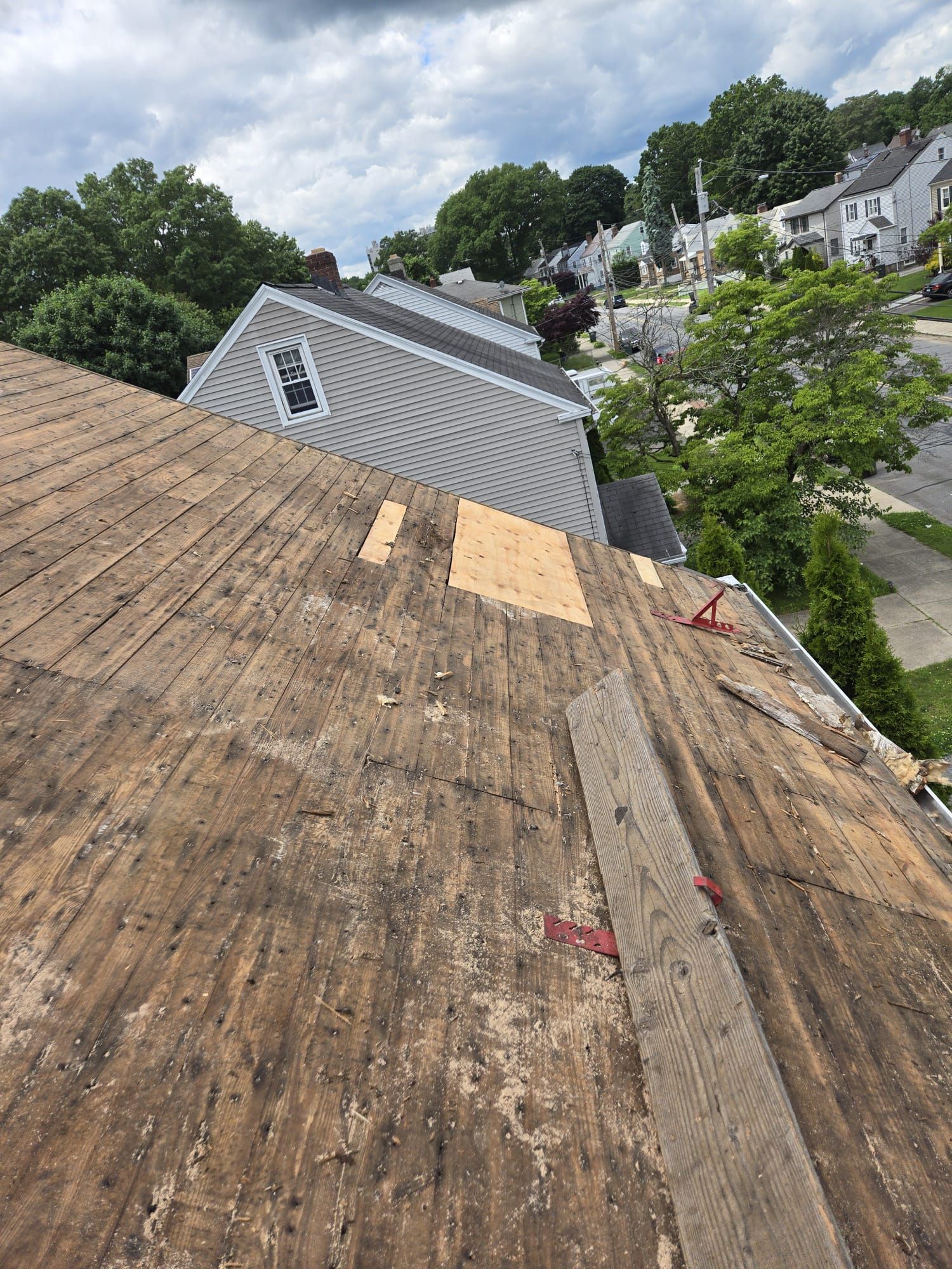 Residential Roofing Installation using Owens Corning TruDefinition Duration AR - Estate Gray by A Plus Exterior