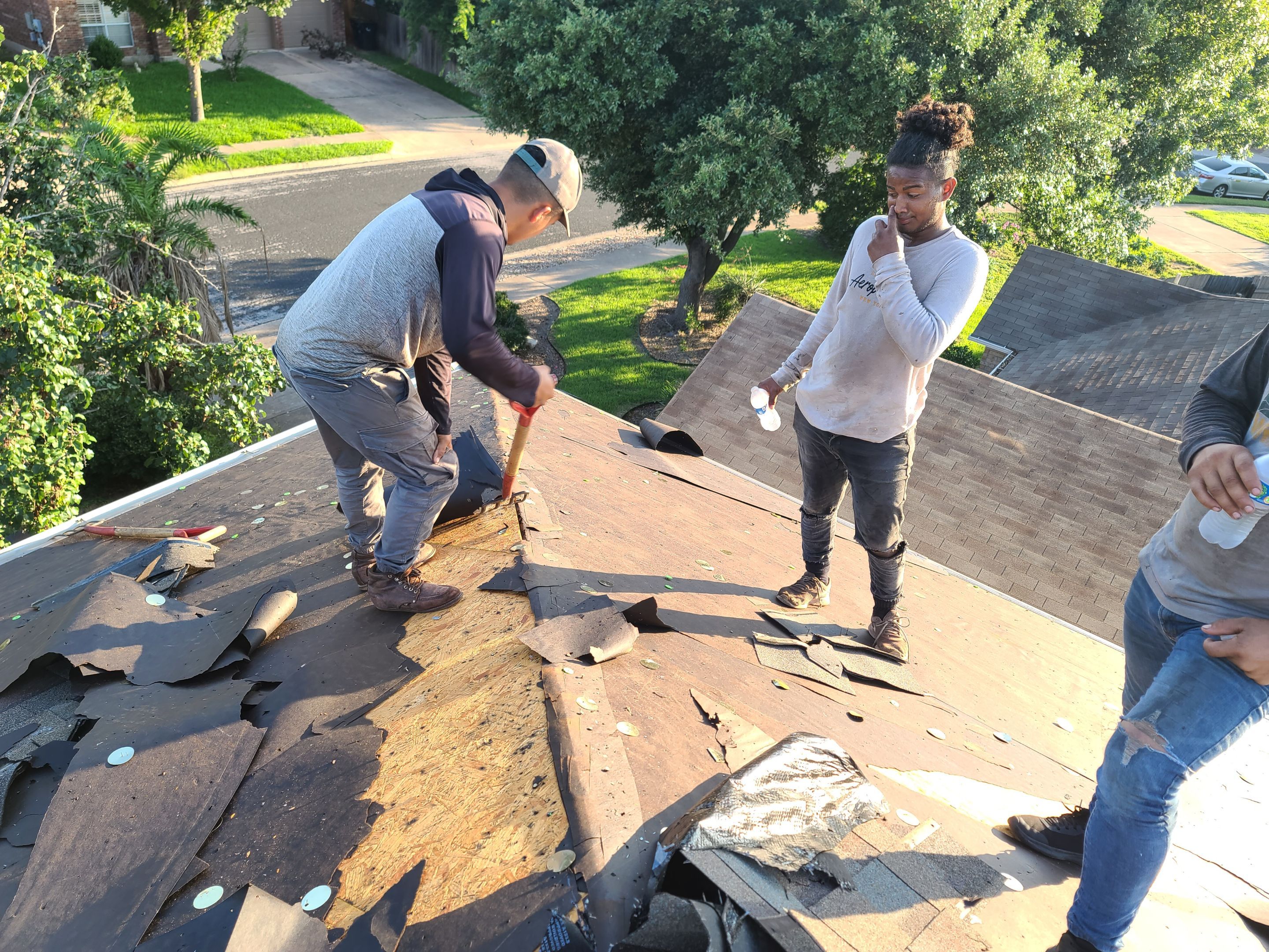 Architectural Shingle Roof Replacement and Sheathing Upgrades in Round Rock by Caliber Restoration LLC