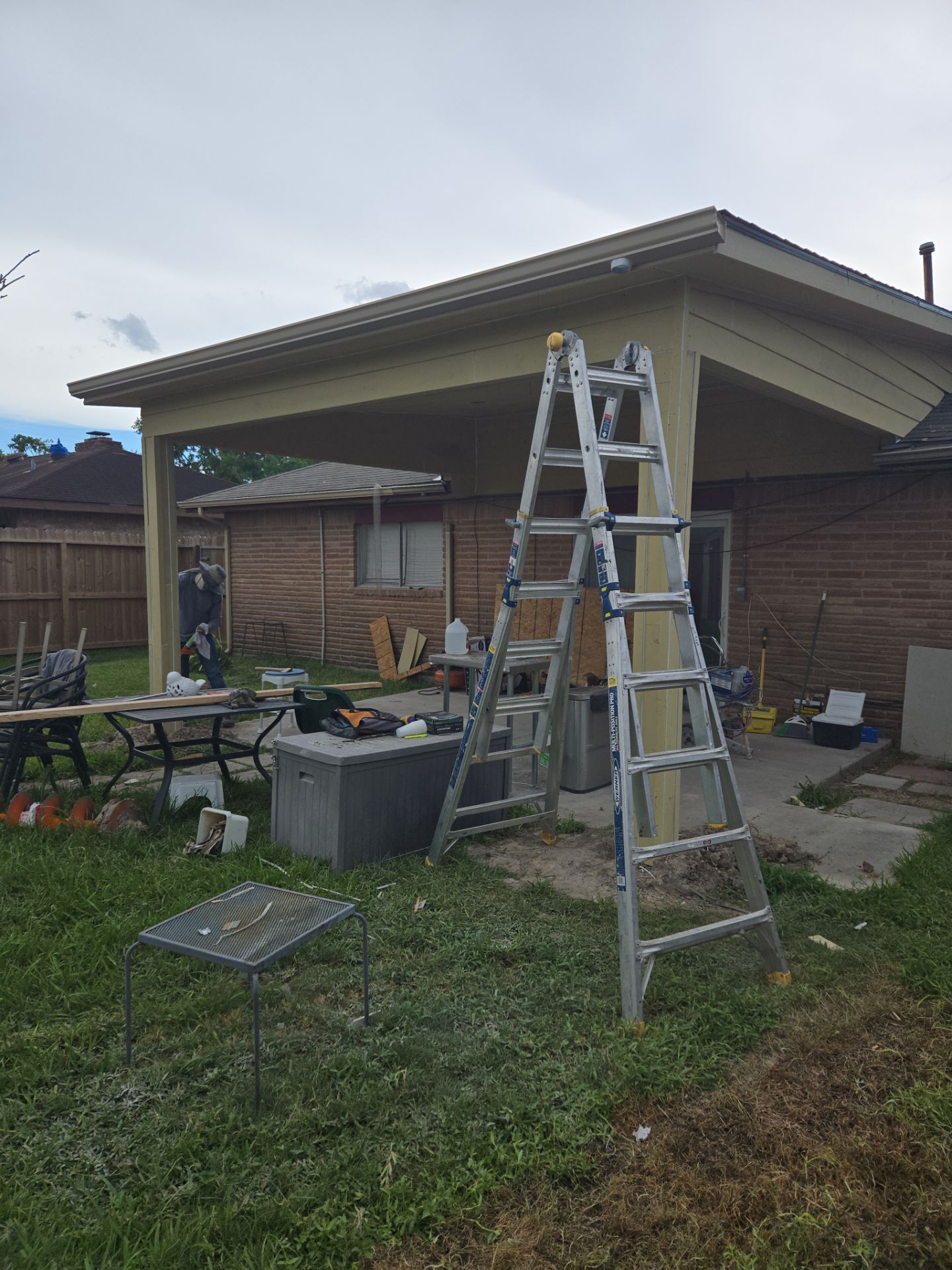 Project in Channelview by storm choice roofing