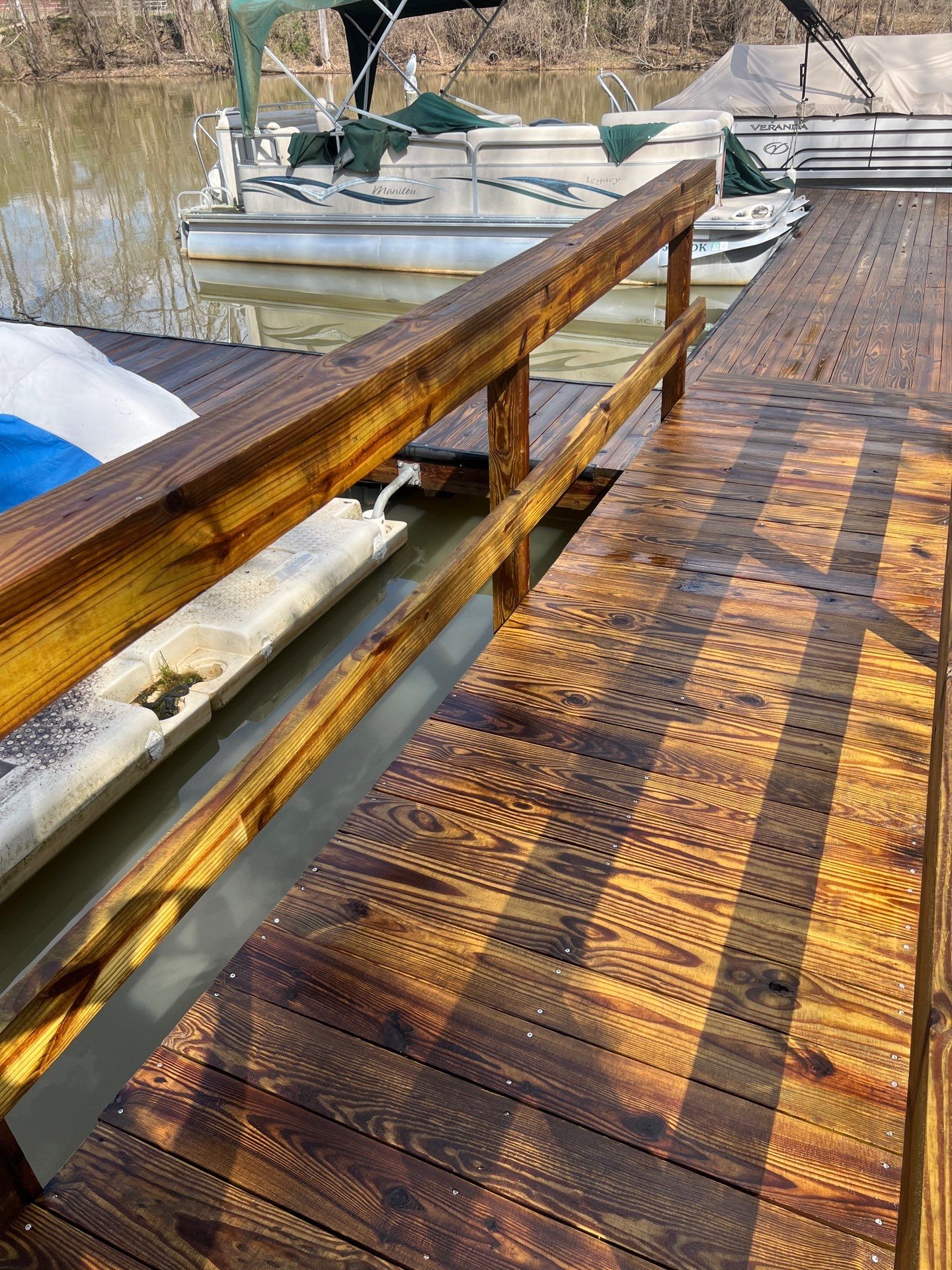 coated dock using Wood Sealant by DuraSeal