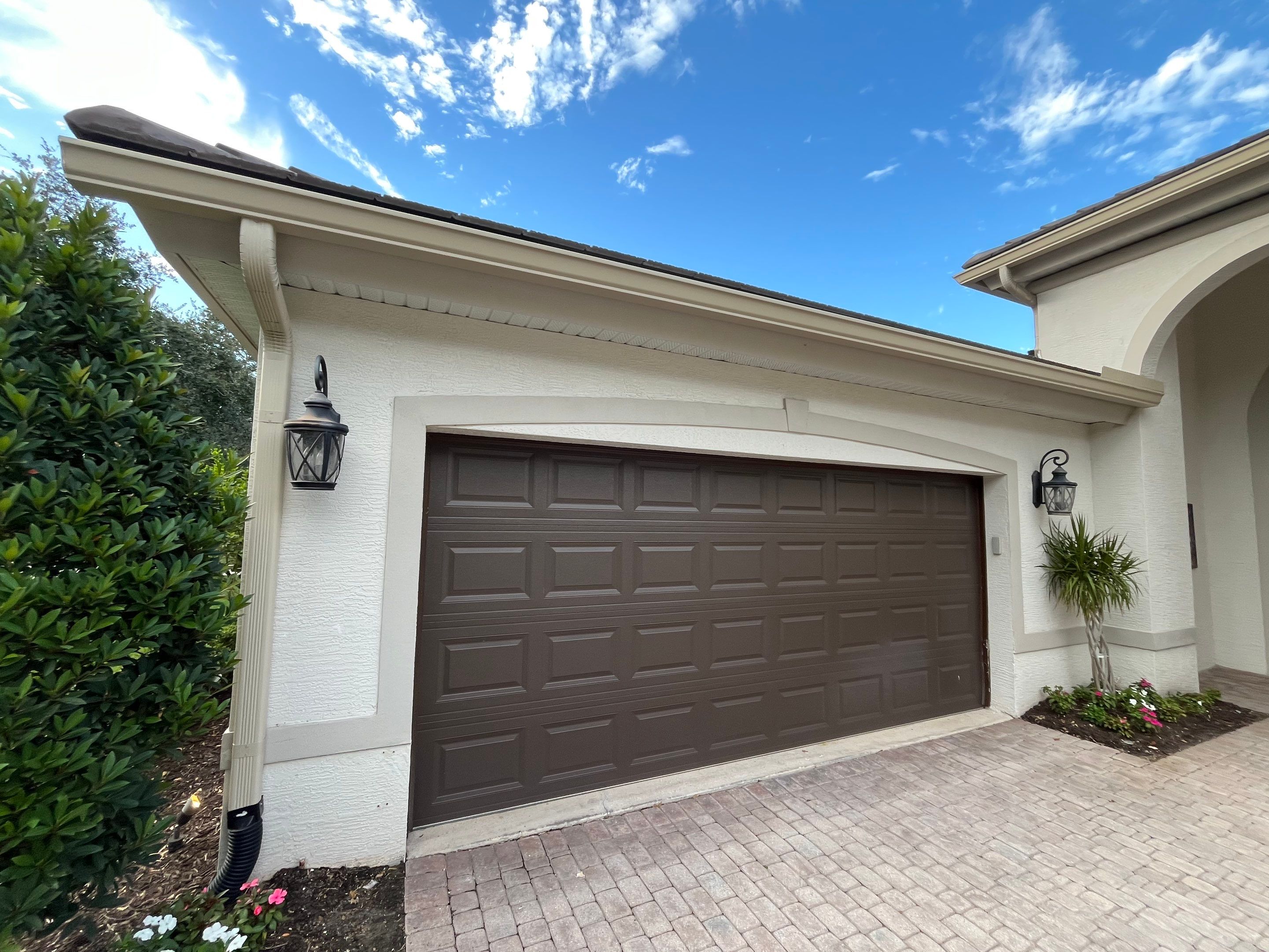 6-inch K-style Gutters with New Splash Guard in Bonita Spring FL by Gutter Professors