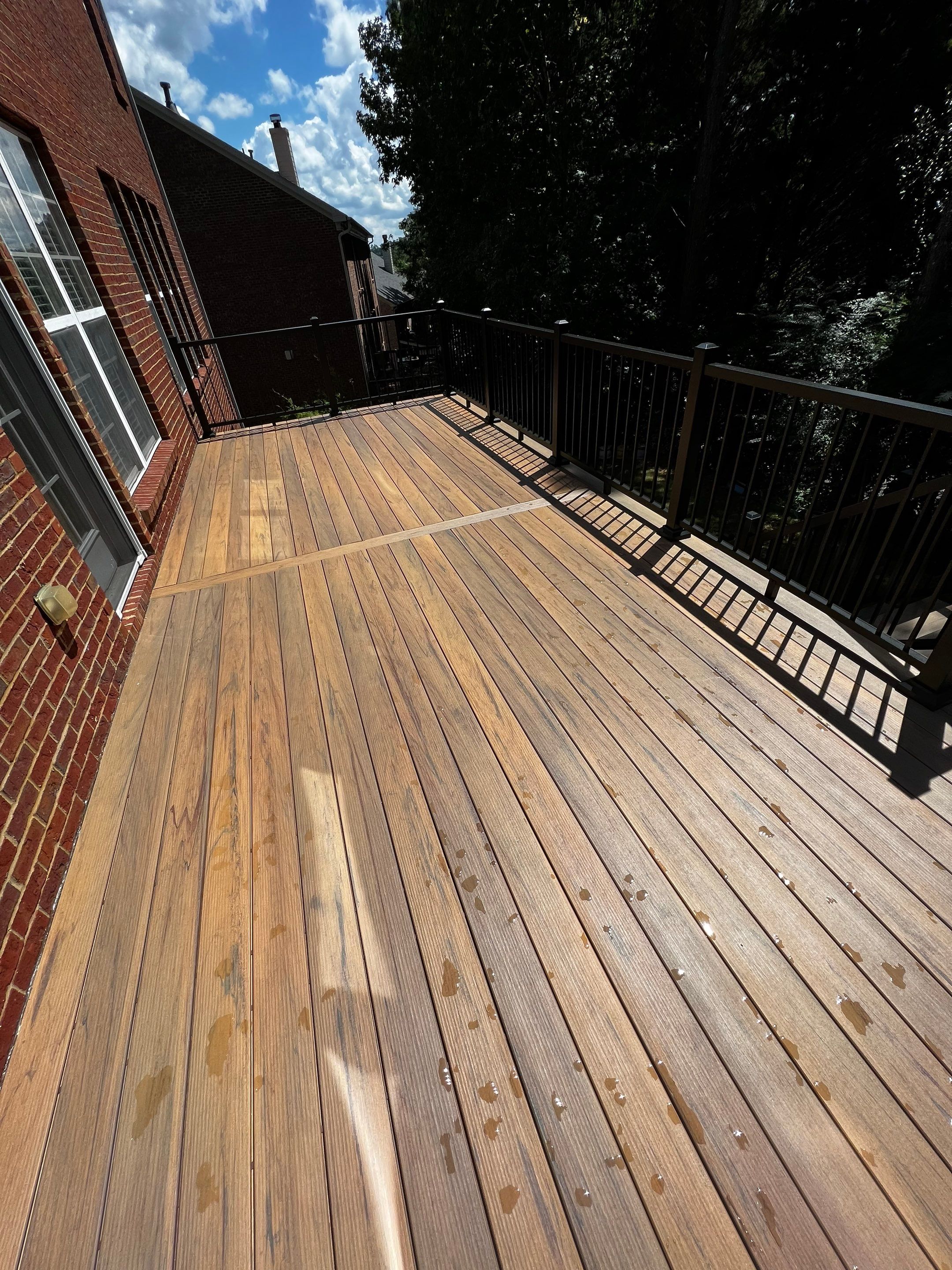 Elevated TimberTech Composite Deck Installation in Cumming by Swift Home Renovations