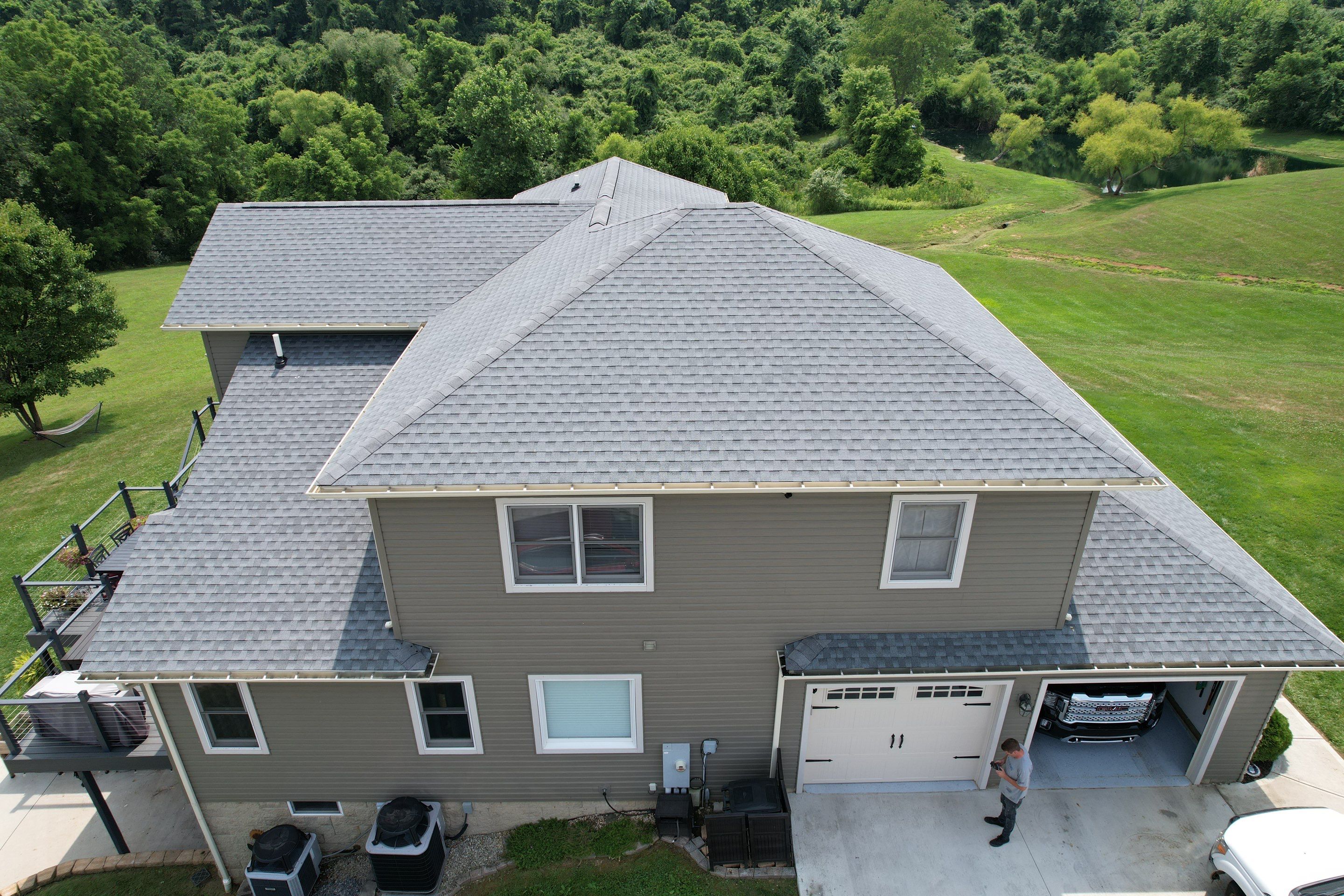 Residential Roofing Installation using GAF Timberline HDZ by Rainstoppers Roofing