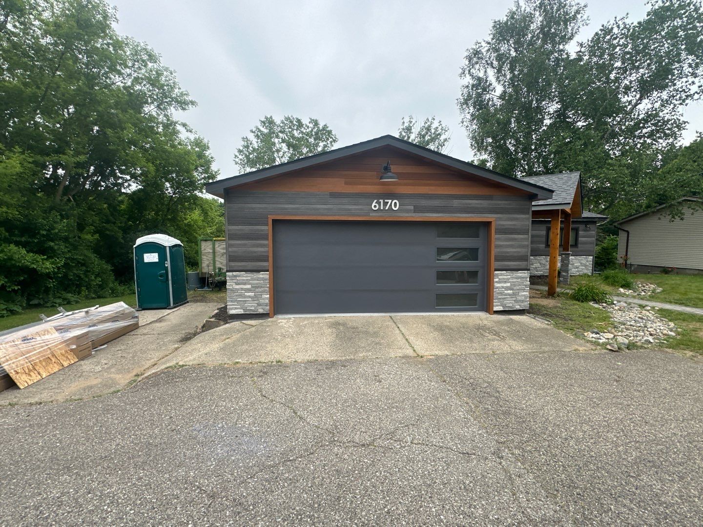 Siding Replacement using Alside Gray Oak by 180 Contractors