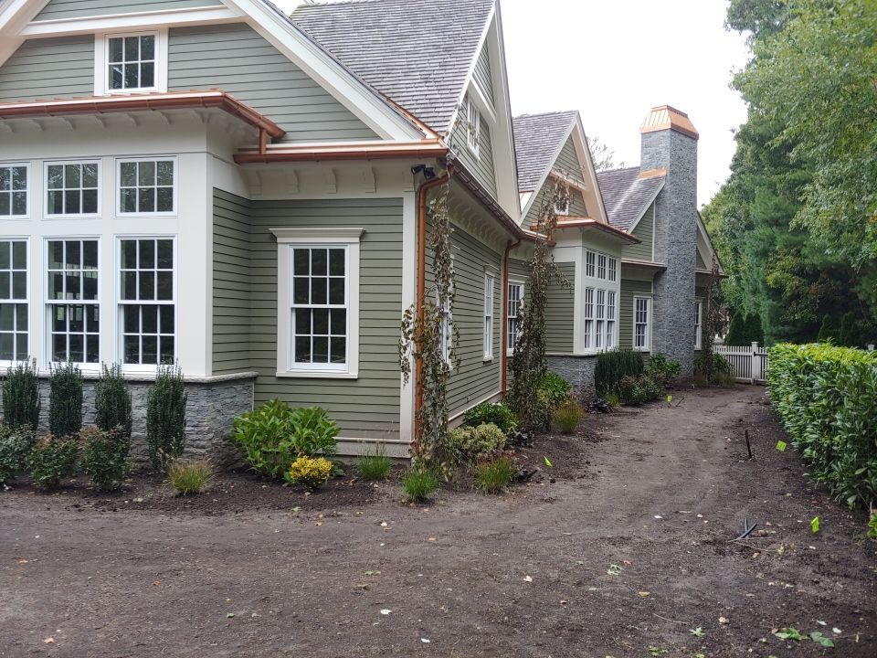 Berkley, MA Gutter Installation using 6" Coppertone Half Round Aluminum Gutter by Gutter Pro Enterprises