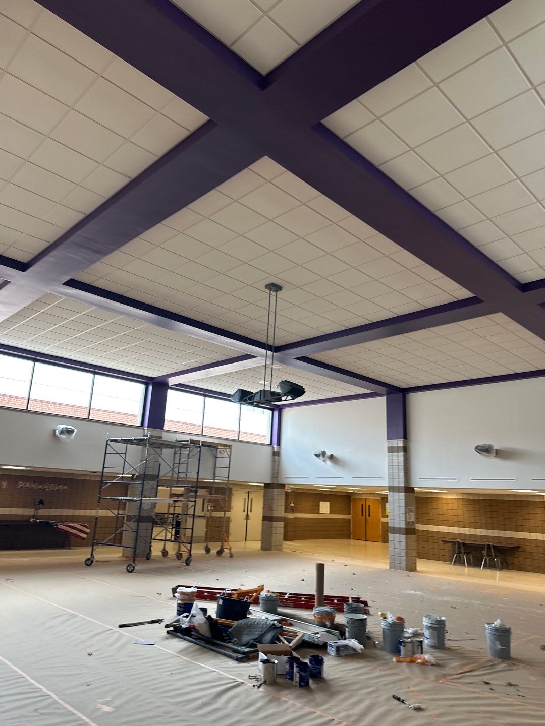 School Painting Project by Cutting edge painting 