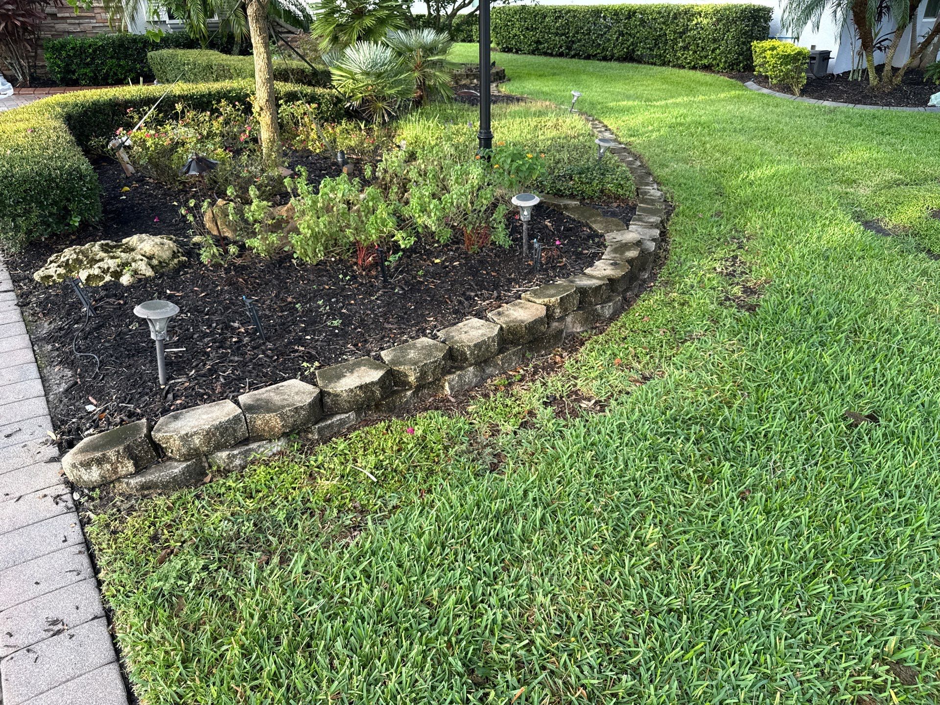 Tile Roof, Paver Pool Deck & Flowerbed Curbing Cleaning | Winding River Bradenton, FL Transformation by Sunshine AquaWash