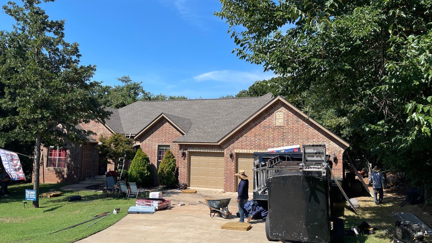 Residential Roofing Installation using GAF Natural Shadow  by A & H Roofing and Contracting