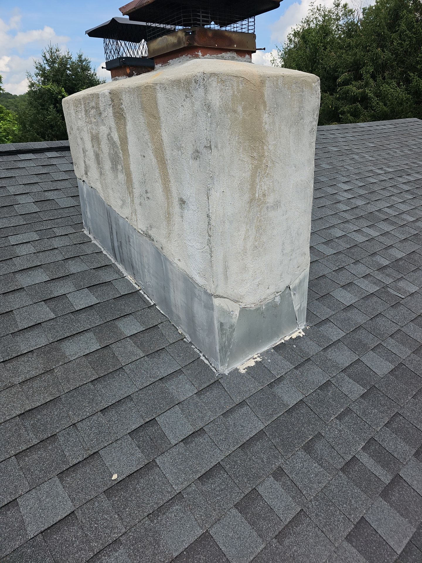 Roof Repair - Chimney Flashing by Winchester Roofing