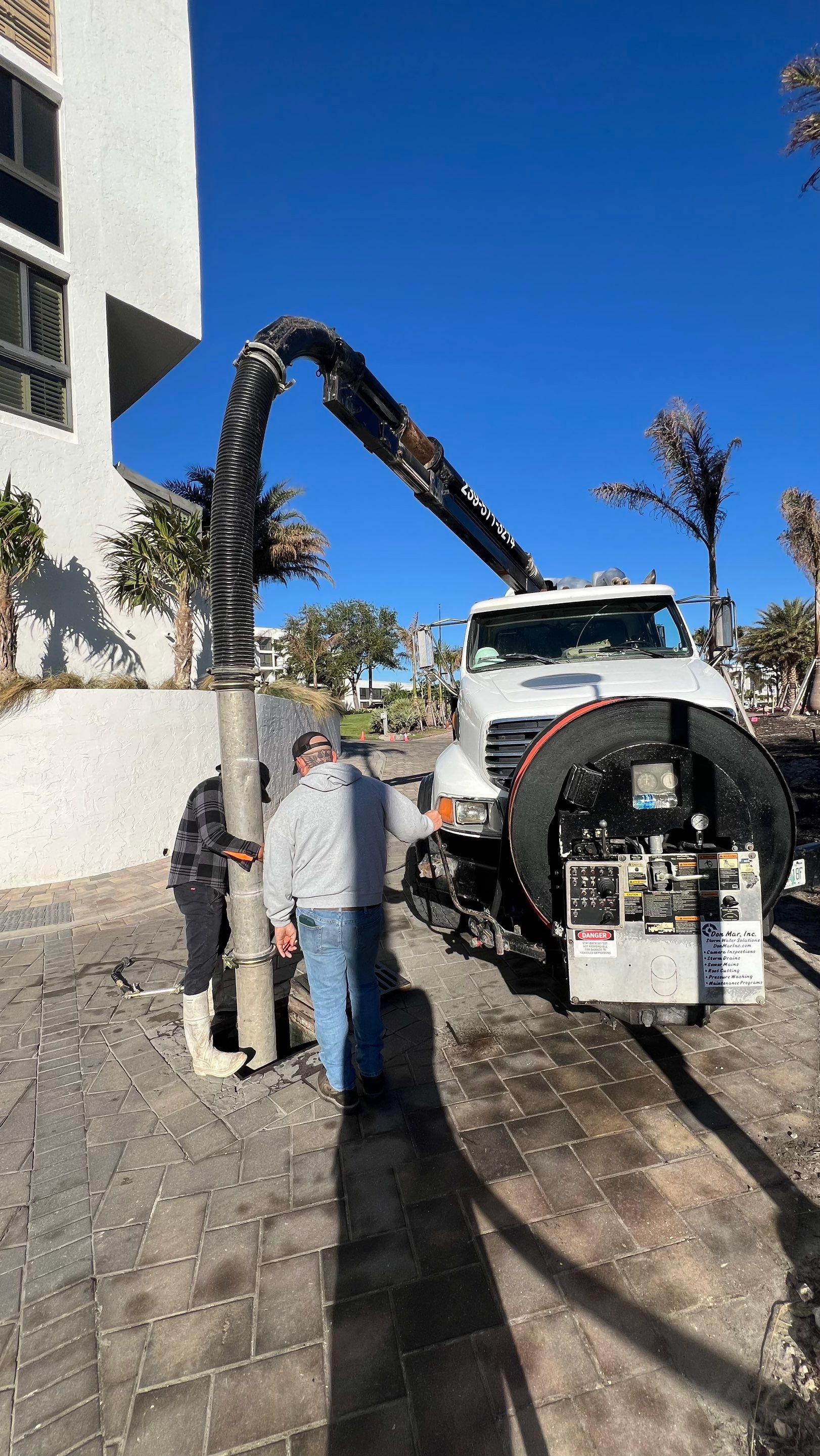 Naples Condo Complex Stormwater System Maintenance and Hurricane Cleanup by Don Mar, Inc. Storm Water Solutions