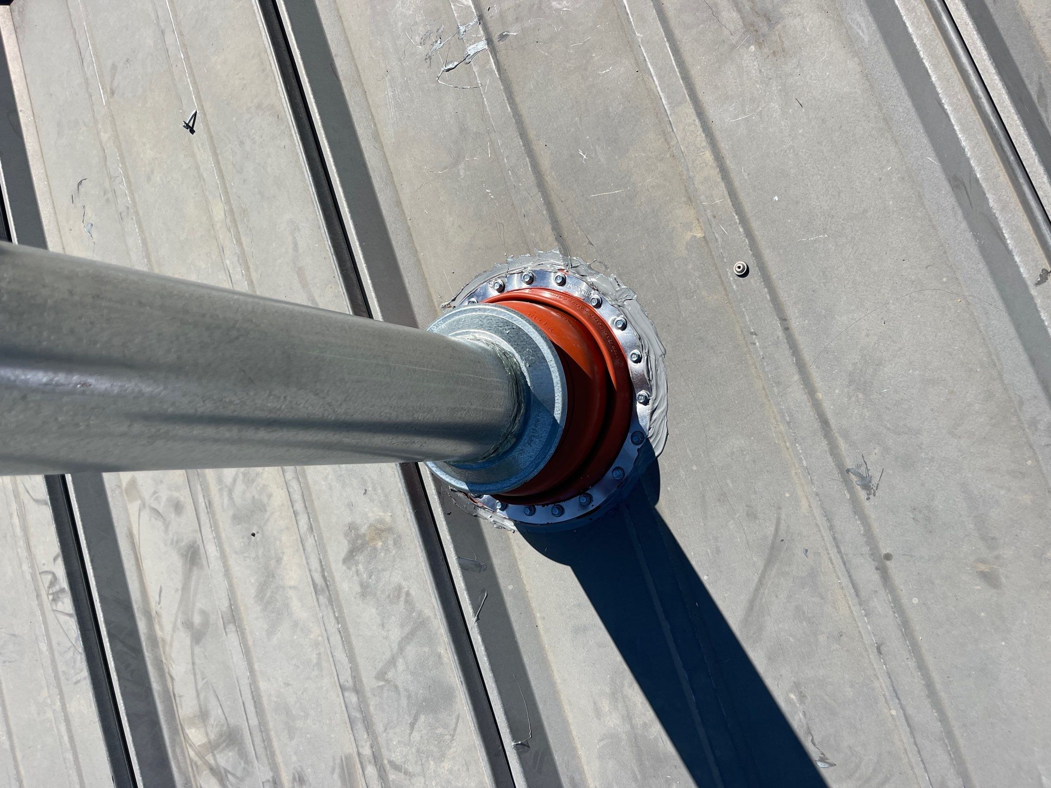 Metal Roof Flashing for Heater Vents by Roof Experts