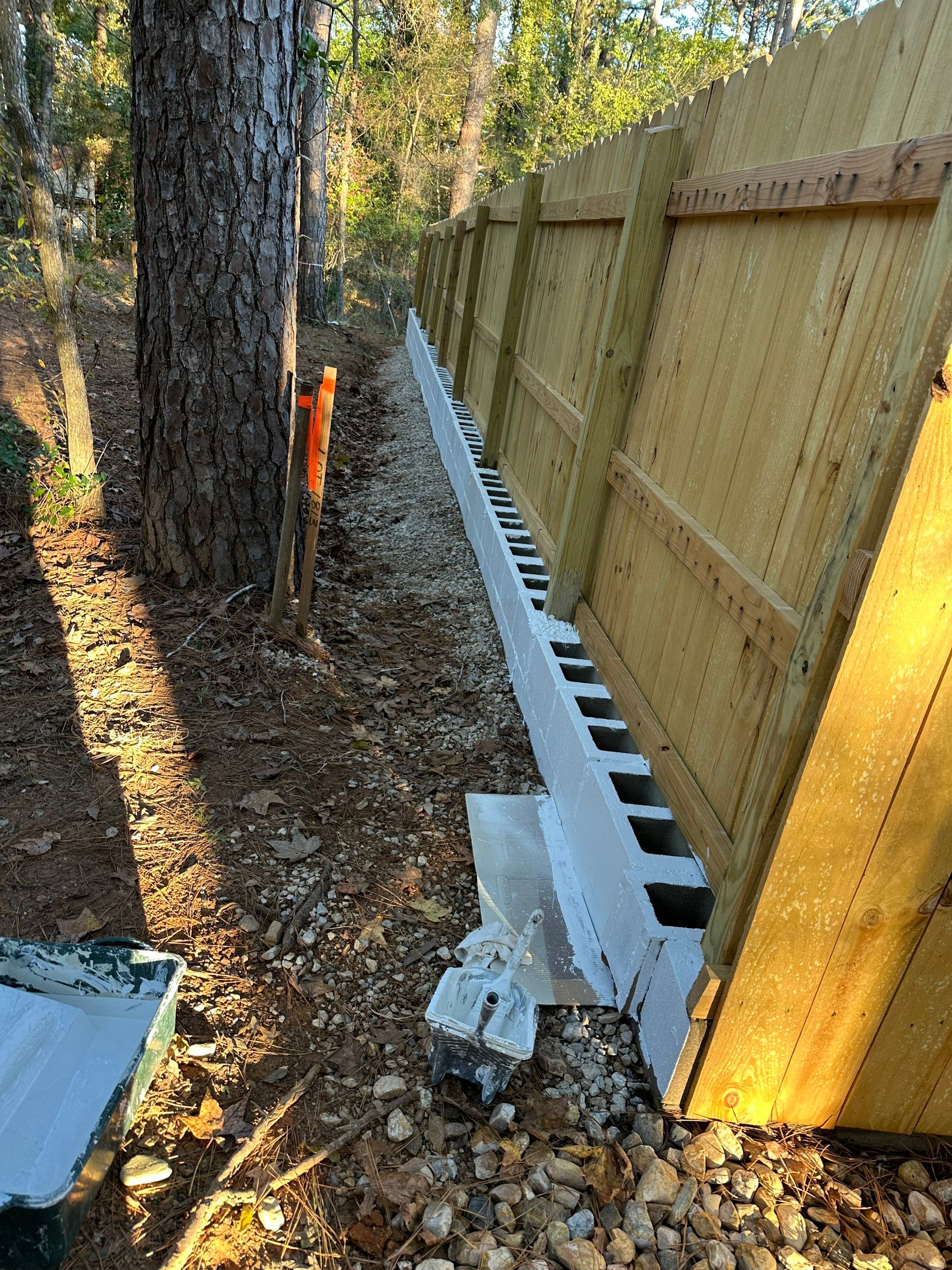 Hide-a-way Lake, Tx. Fence Staining and Interior Work by Quality Coats Painting