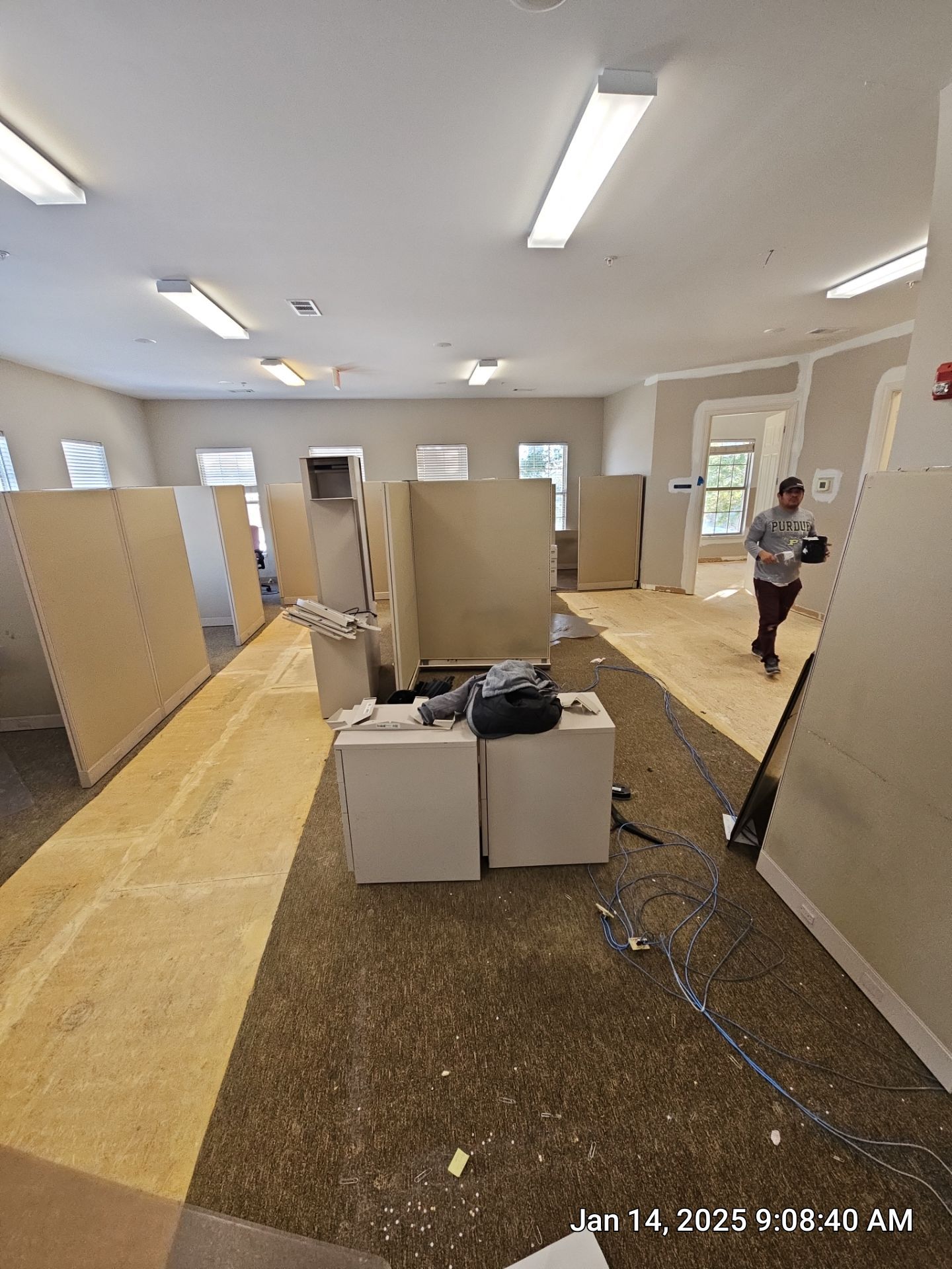 New hardwood floors for an office building by Footprints Floors of Nashville