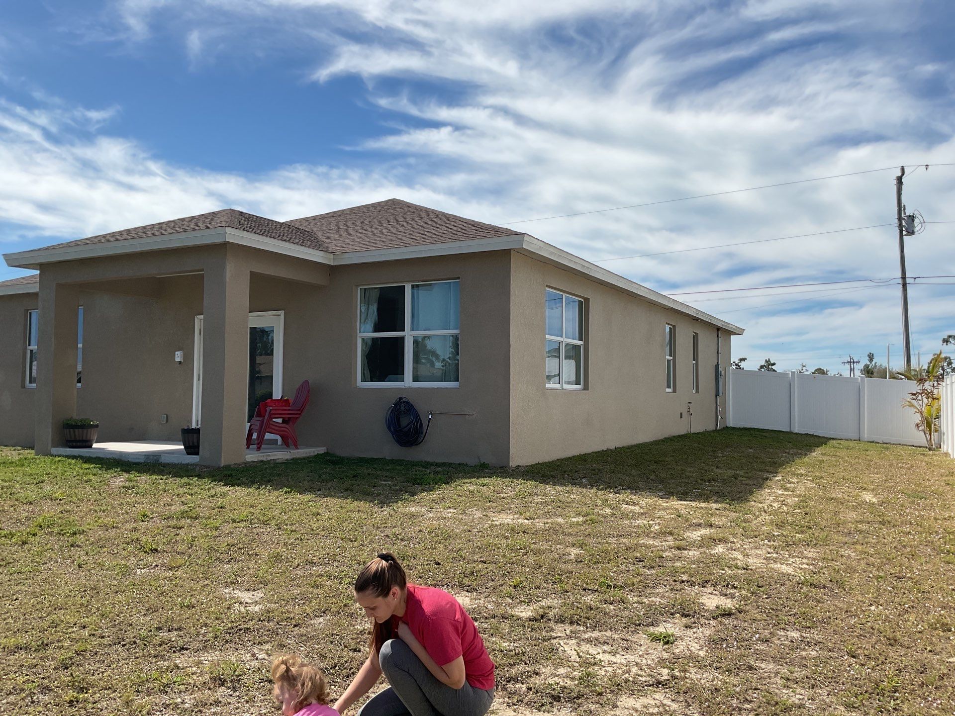 Royal Brown Seamless Gutters in Cape Coral FL by Gutter Professors