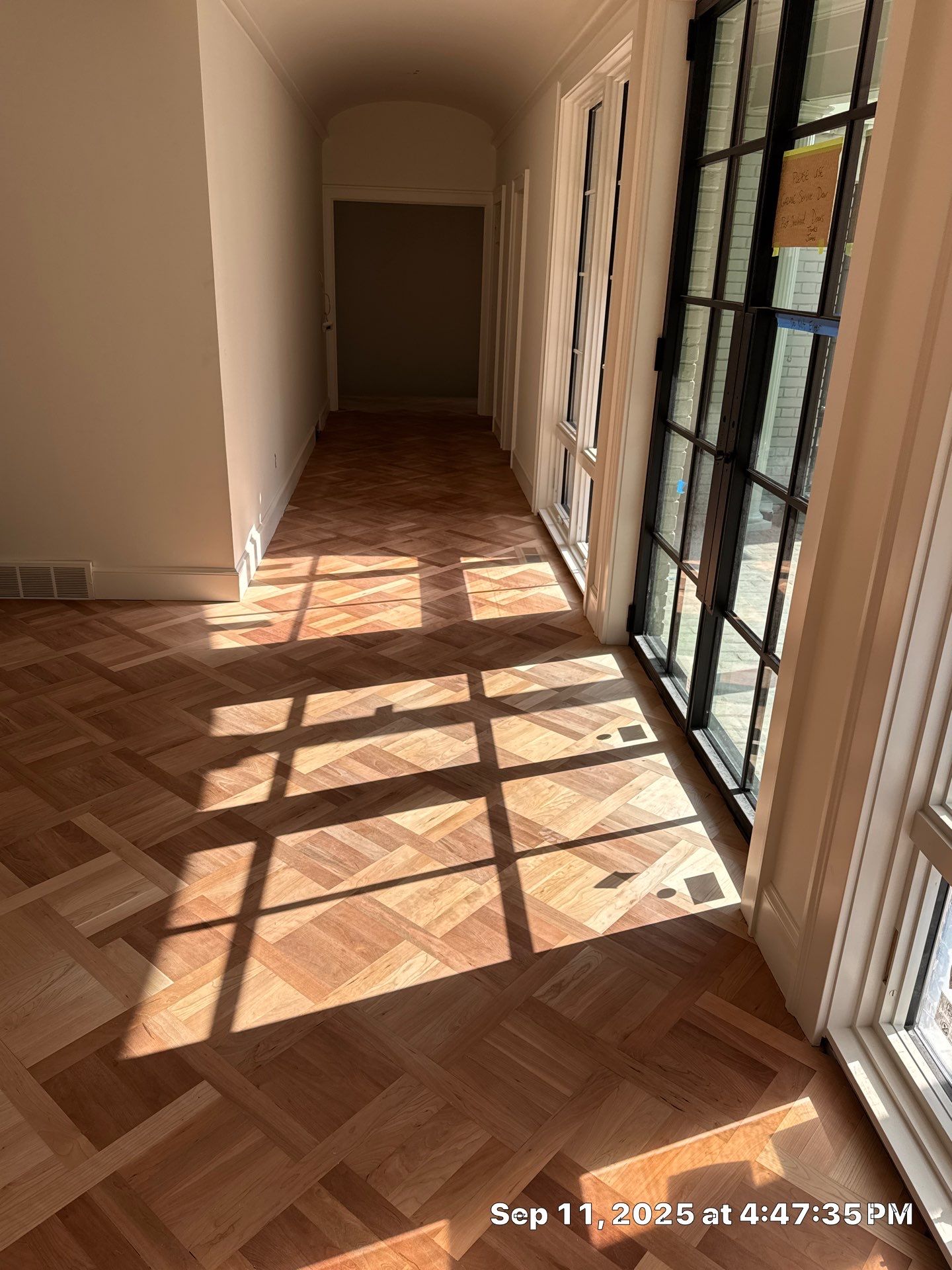BEAUTIFUL PATTERN FLOORING handcrafted and installed in East Grand Rapids! by RTBaldwin Hardwood Floors