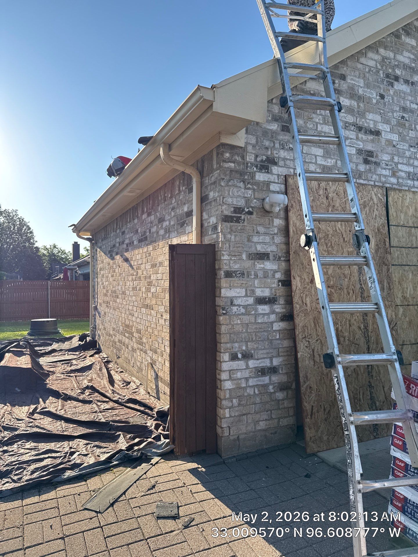 Project in Murphy  by Zeus Exteriors