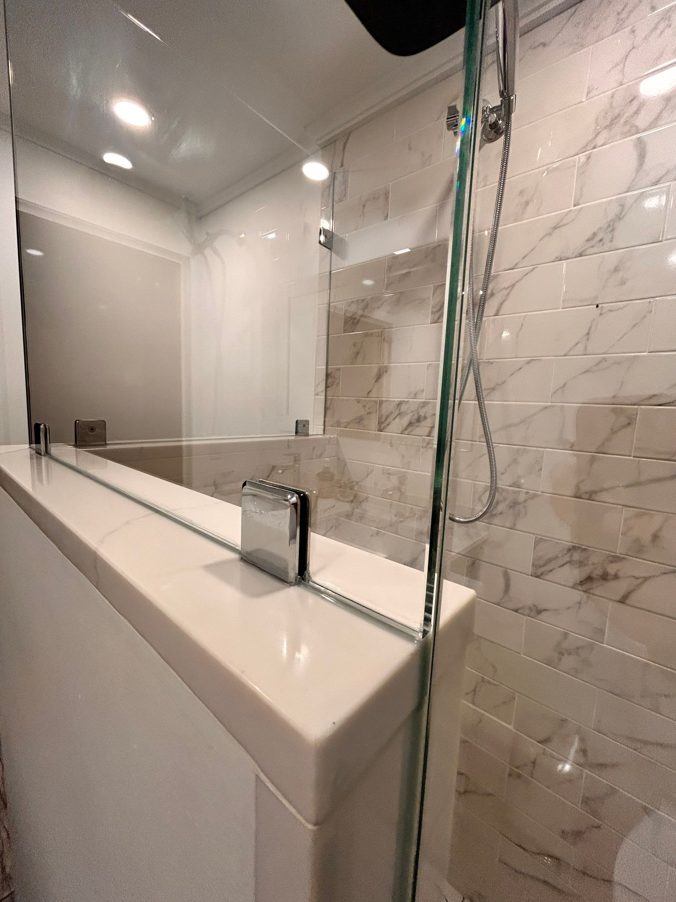 Frameless Shower Enclosure by Cheshire Glass Company
