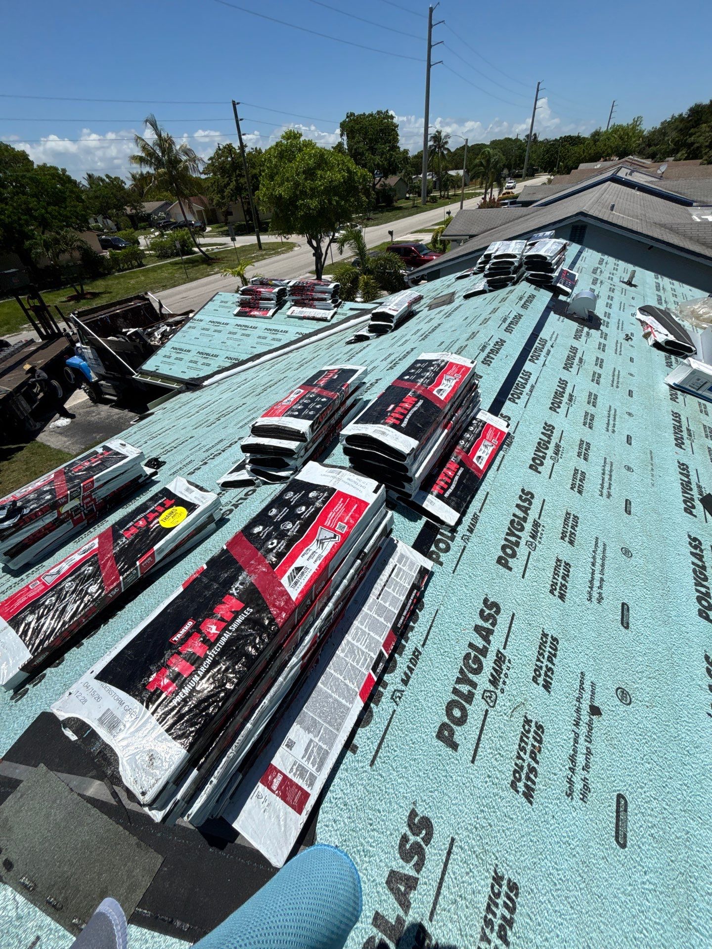 Full Architectural Shingle and Flat Roof Replacement in Pompano Beach by Art's Roofing & Construction