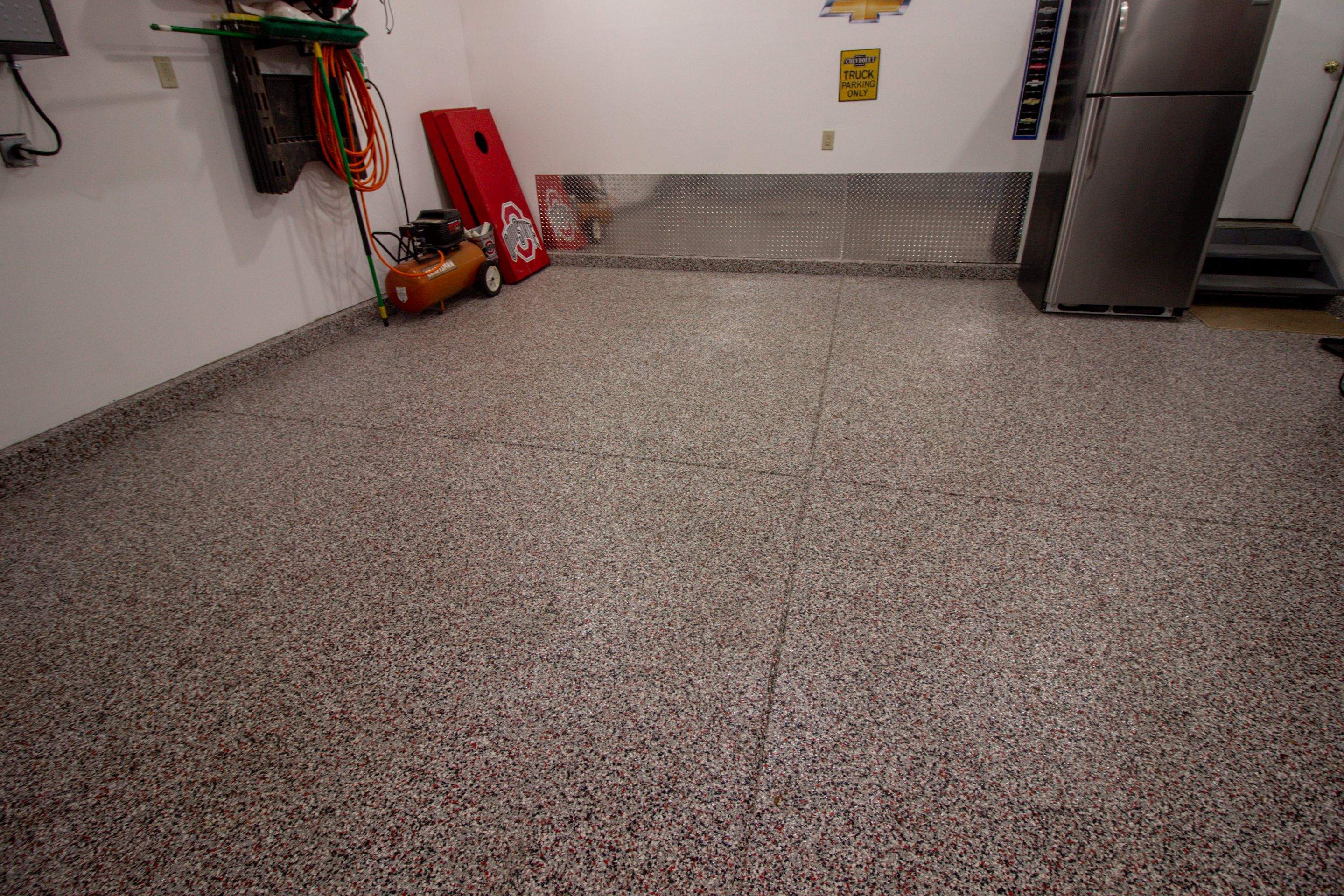 Garage Floor using Buckeye by Your1DayFloor.com