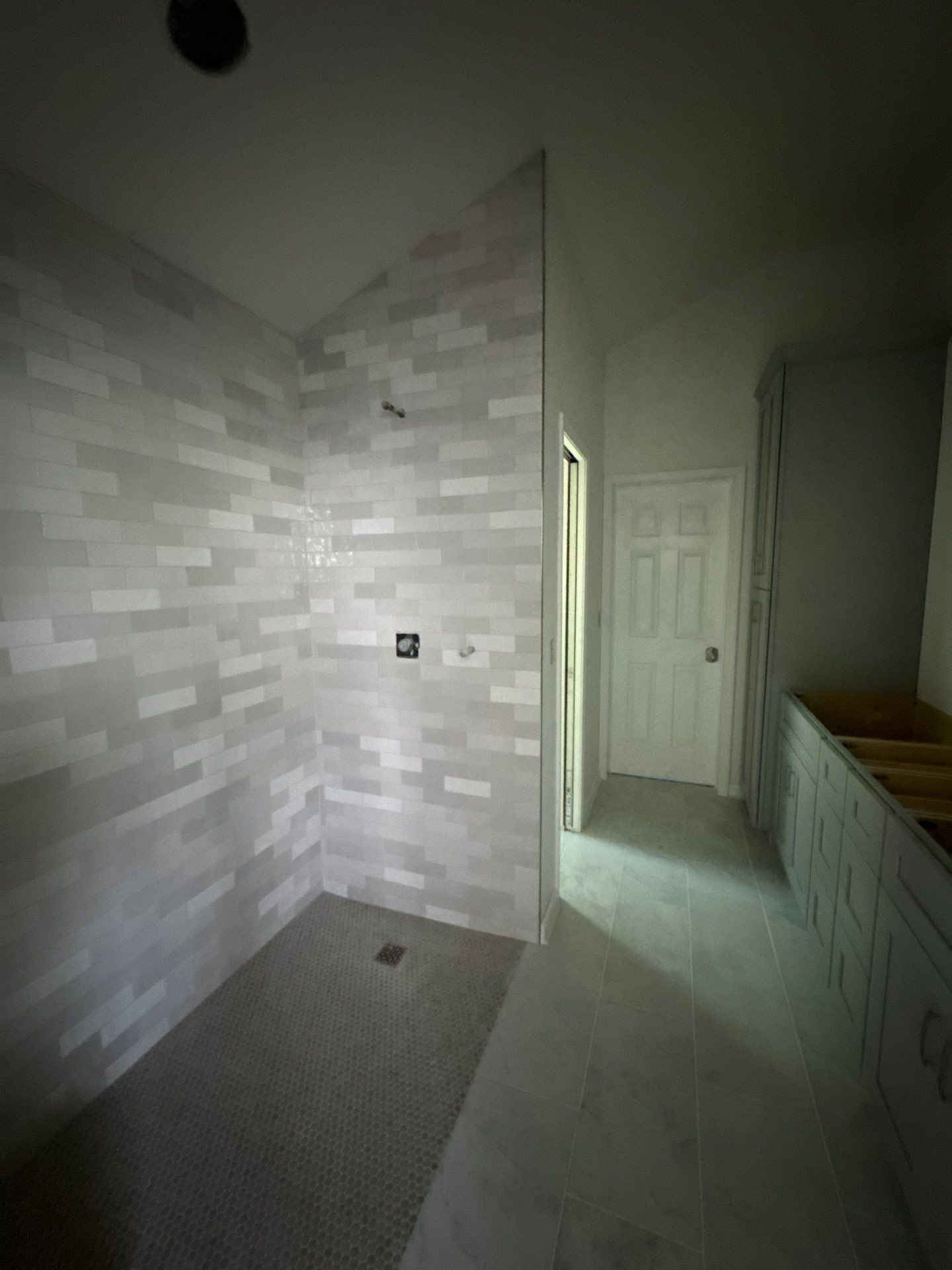 Modern Bathroom Remodeling in Decatur With Custom Tile Shower by Swift Home Renovations