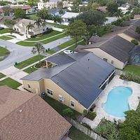 24ga 1" Nail-Strip Dark Bronze  by Total Roofing System The Metal Roof Experts