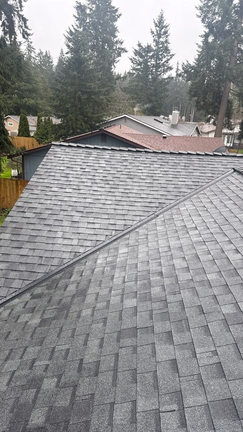 Residential Roofing Installation using GAF UHDZ Shingles by Roofing Formula LLC
