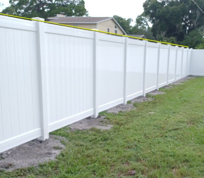 Sarasota, FL 6ft. Tall White Vinyl Privacy Fence by Asap fence and gates, LLC