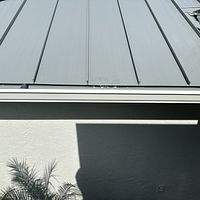 24ga 1.5" Mechanical Seam Buckskin  by Total Roofing System The Metal Roof Experts