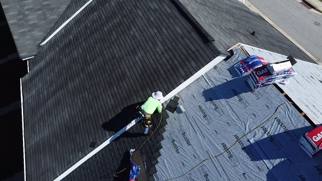 Residential Roofing Installation using GAF Timberline HDZ by Matter Roofing & Construction