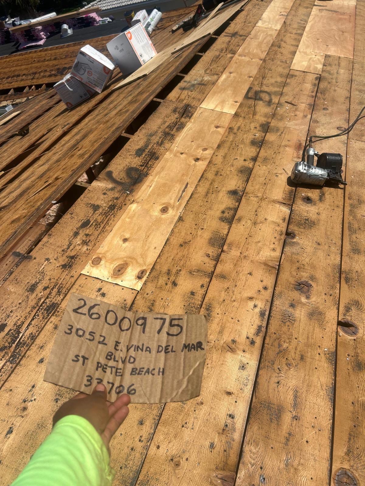 Project in St. Pete Beach 33706 by Mitchell Roofing Company LLC 