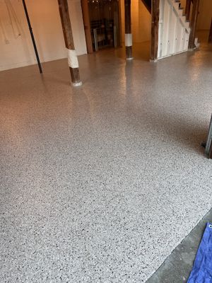 Basement Floor Coating using Shoreline