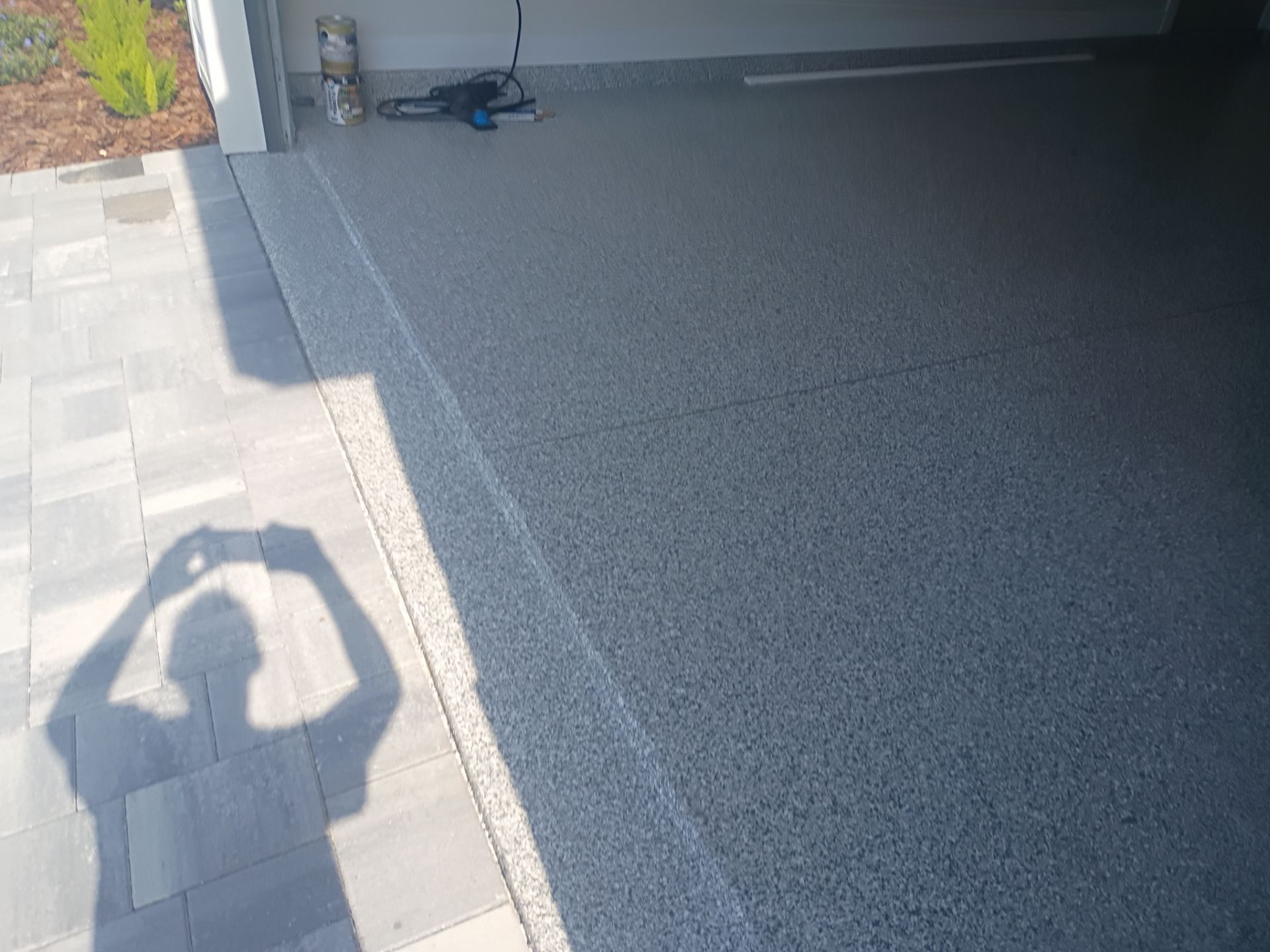 Garage Project in Slate Stone by Cross Creek Concrete Coatings