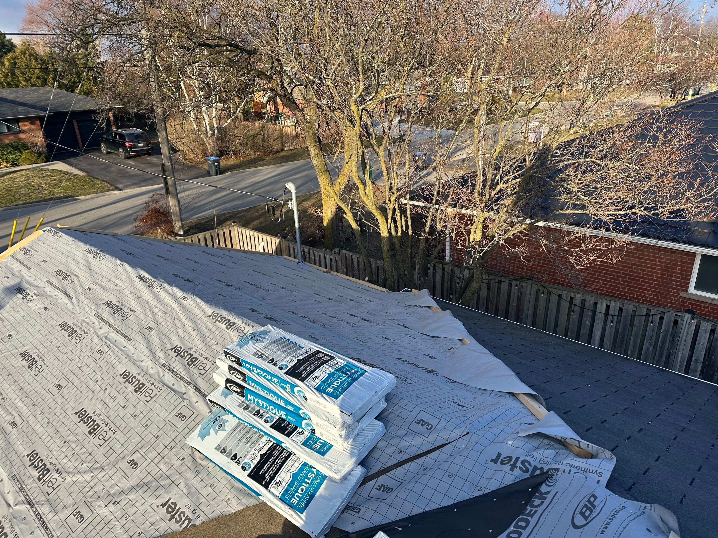 Project in Mississauga by The Roofing Crew