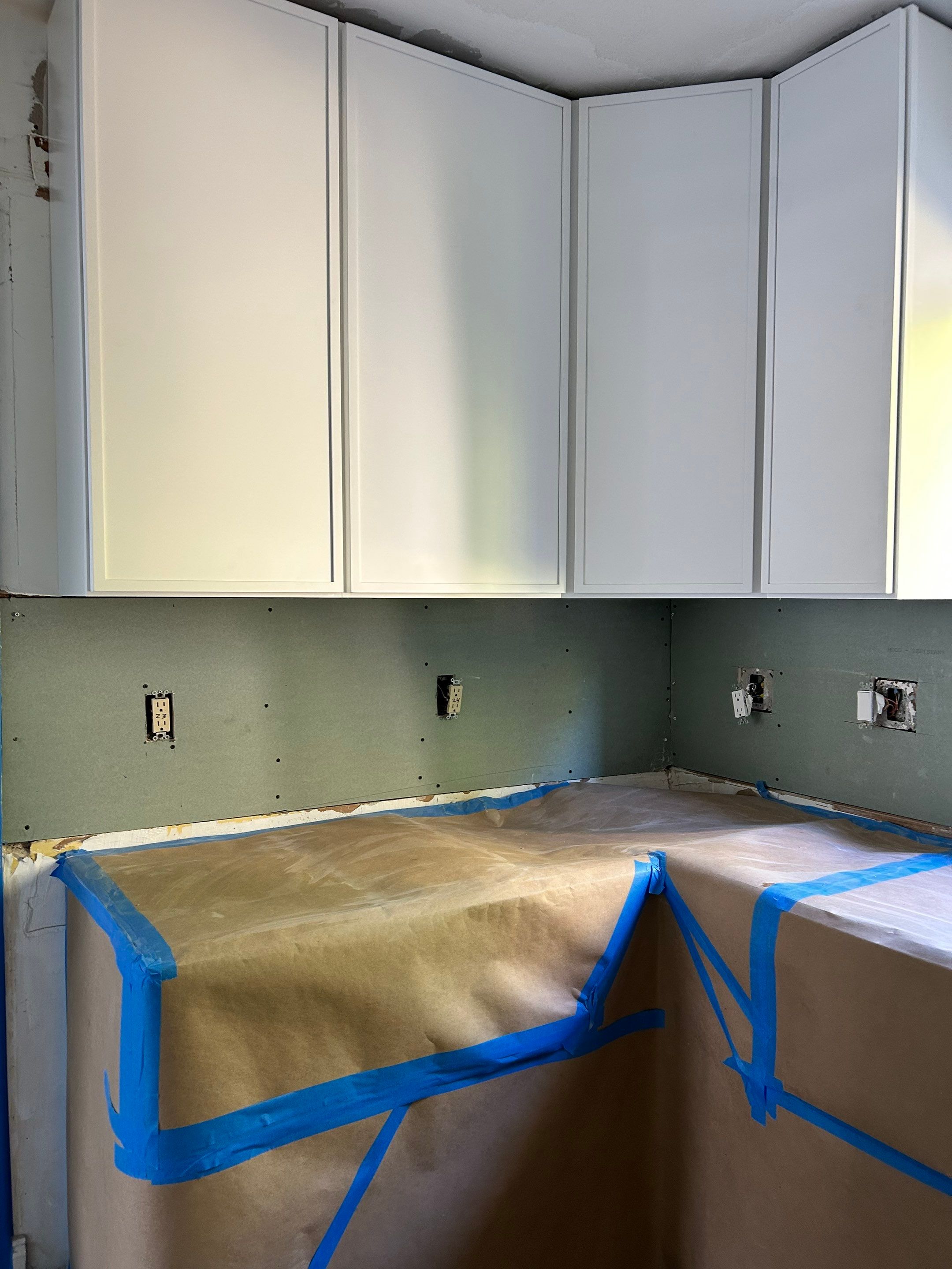 Blue Backsplash - Delray Beach by Hevi Tile