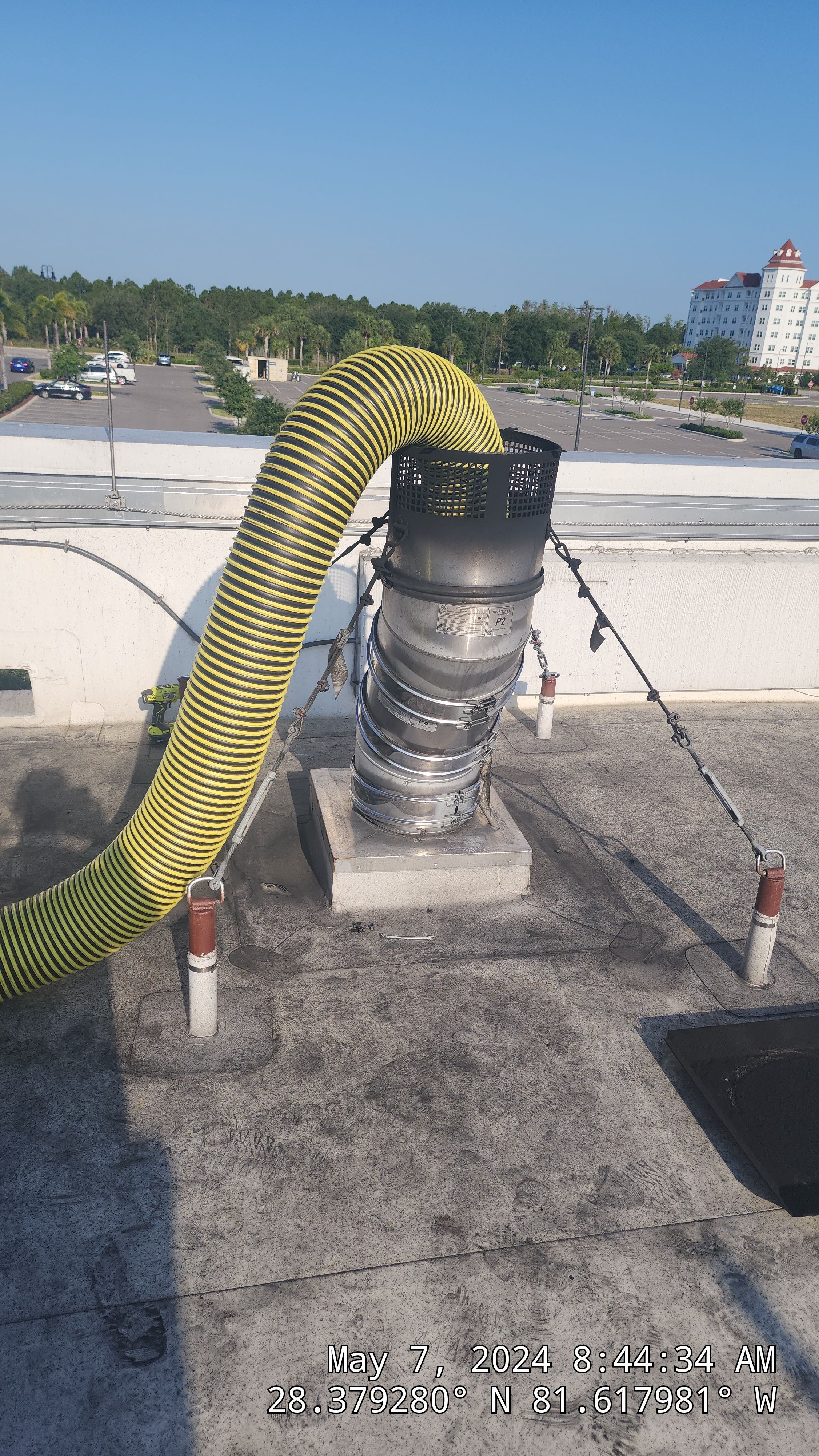Commercial Wood Fired Pizza Oven Cleaning for Disney by Hygienic Air, Inc