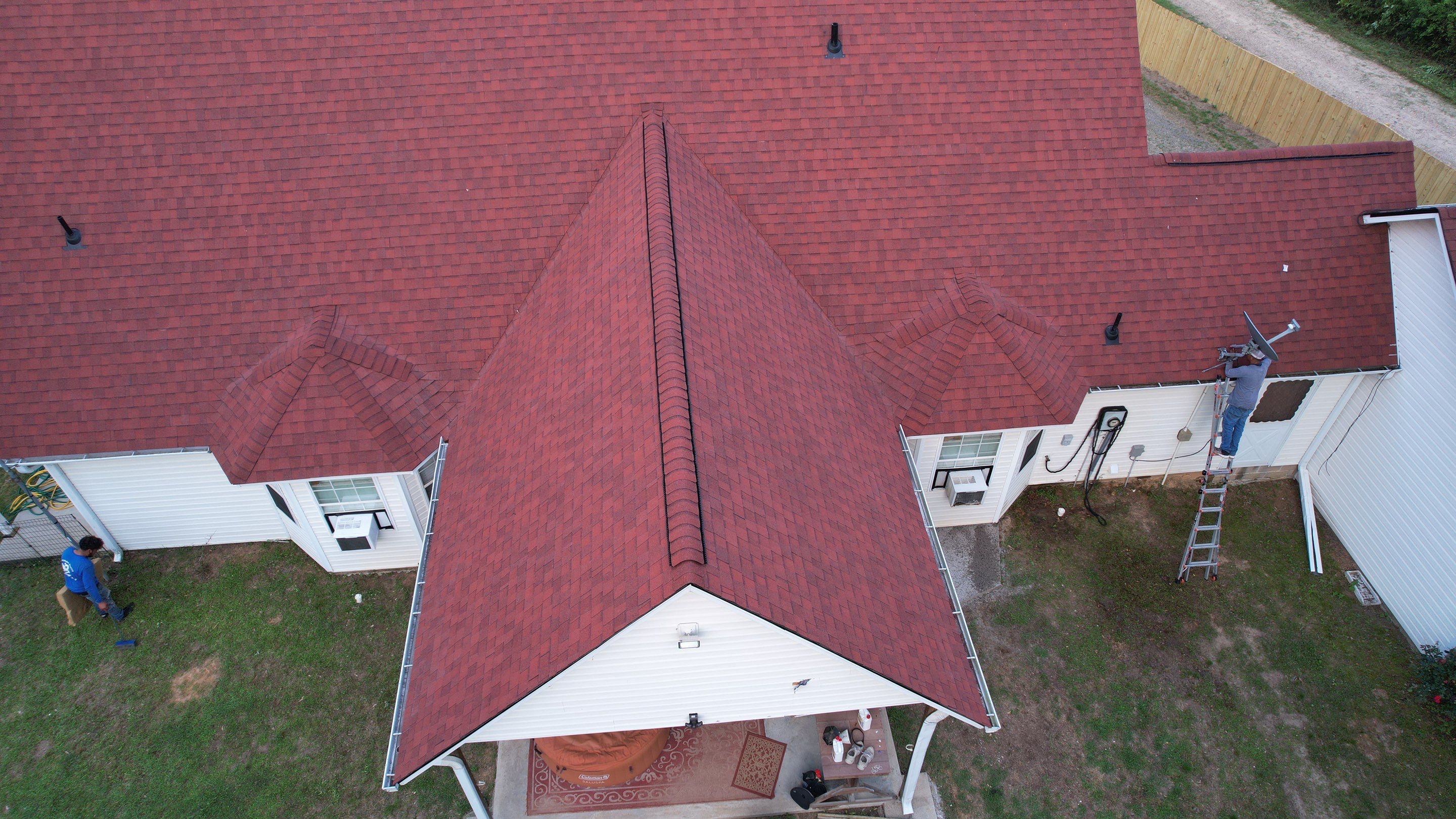 Residential Roofing Installation using GAF Timberline HDZ by Hostetler Roofing