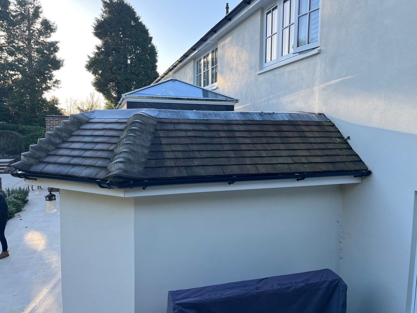 Roof Clean  - Moss Removal - Gutter Clean using Honda 15lpm Low Pressure Washing Machine by Ges Exterior Cleaning ltd