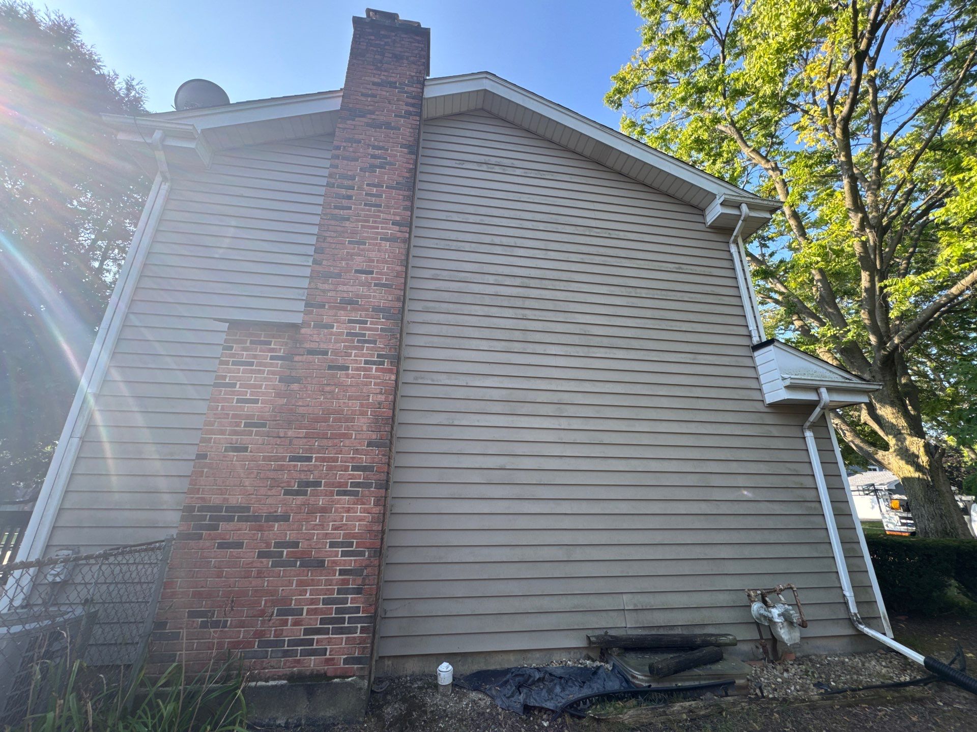 Exterior House Soft Washing by Northern Power Washing LLC.