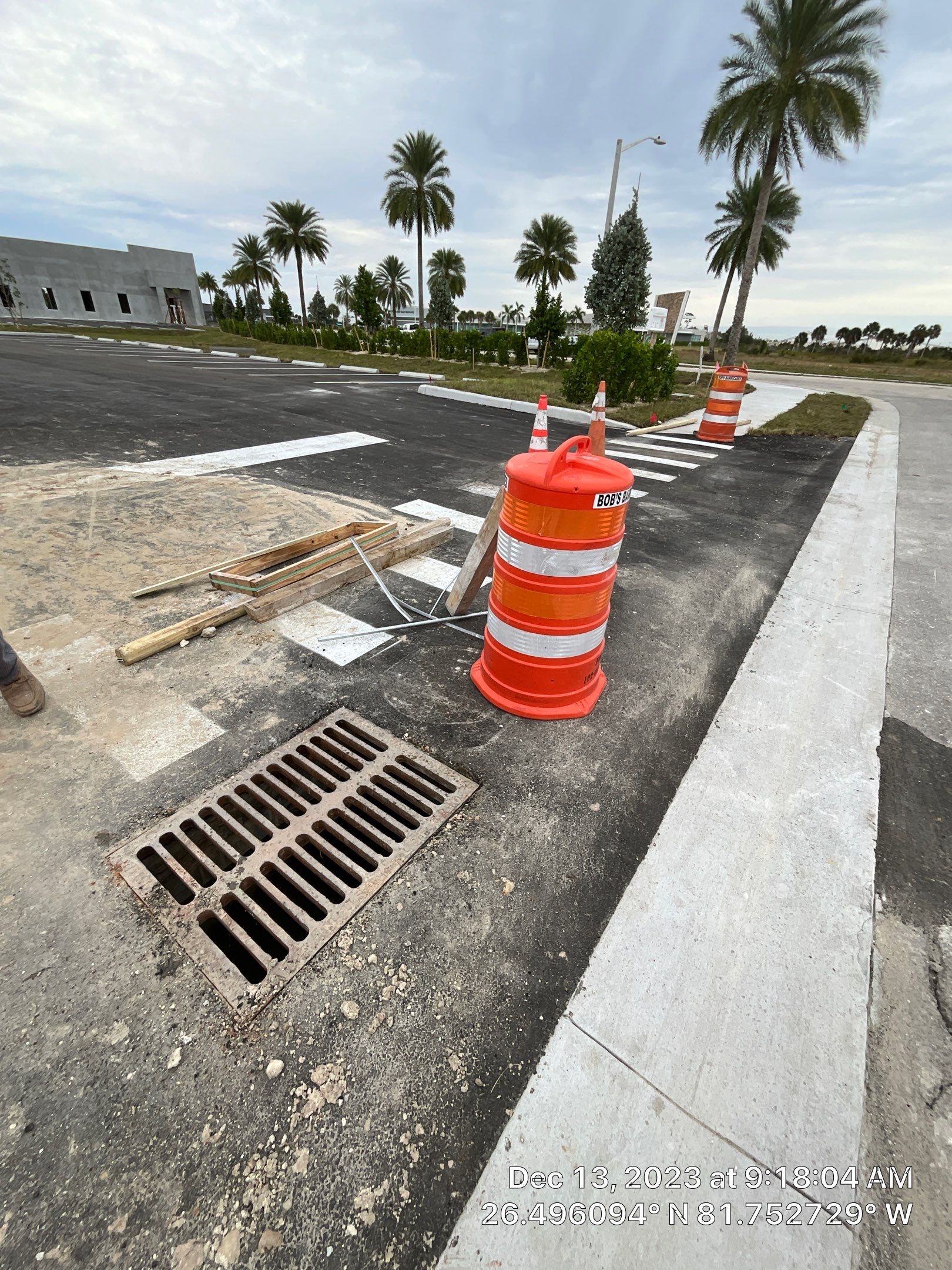New Construction Storm Drain System Cleaning by APS Power & Water